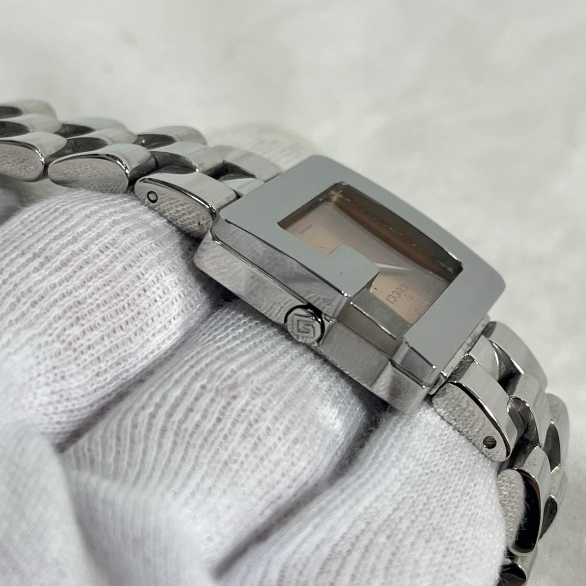 グッチ/Gスケエア/3600J/電池交換済み レディースQZ 3600J GUCCI 腕時計
