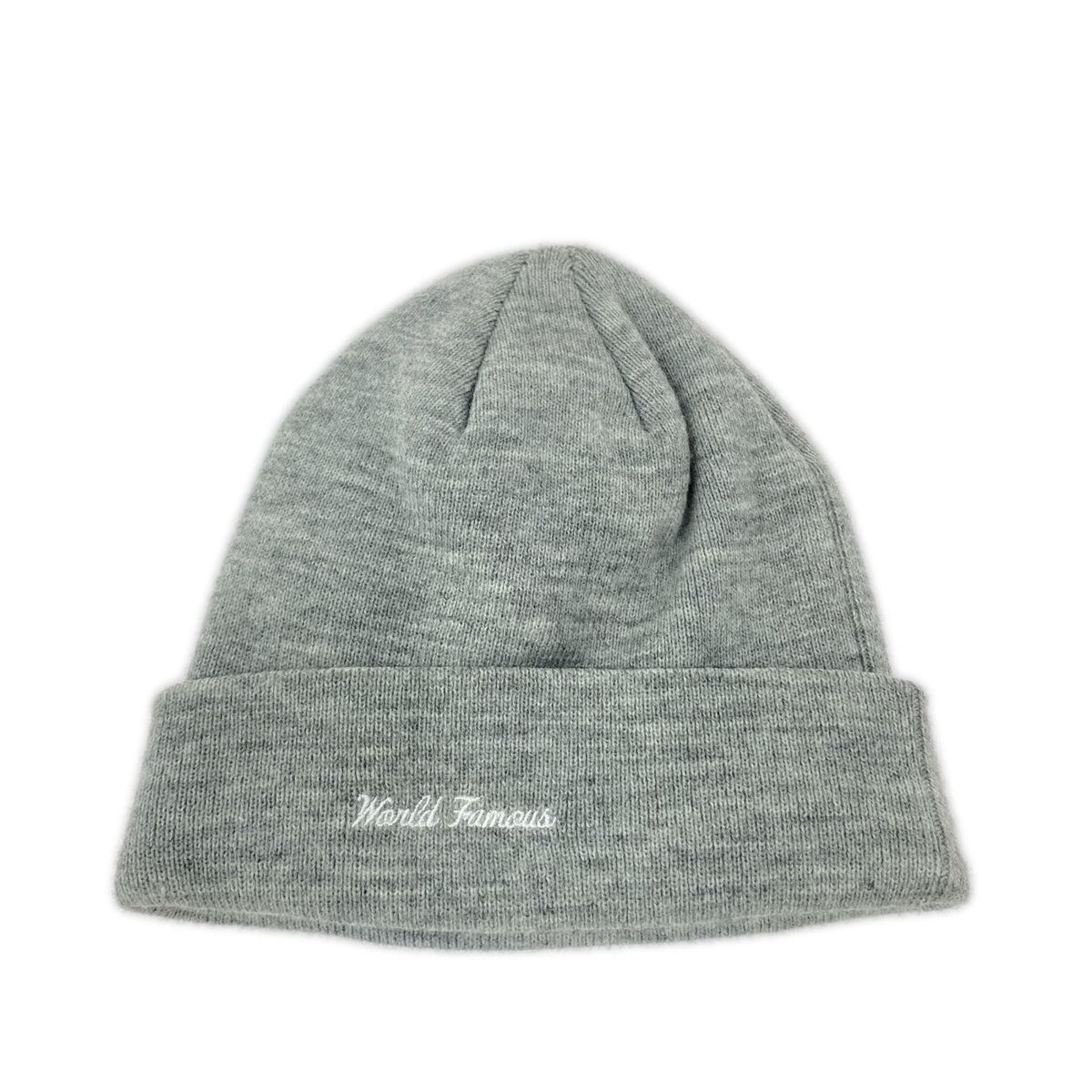 ニットキャップ 19AW Bandana Box Logo New Era Beanie 灰 グレー