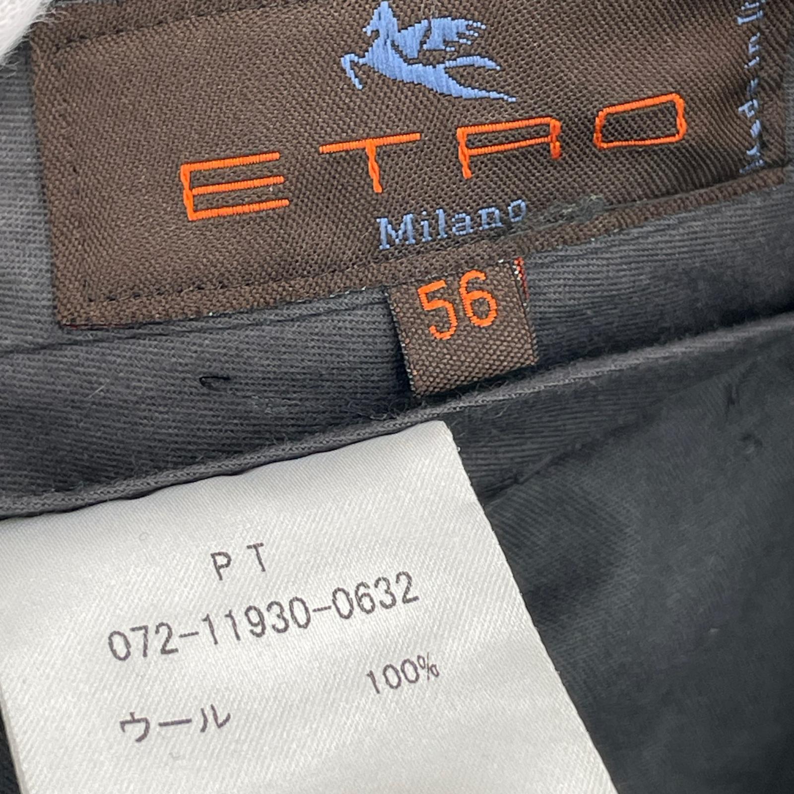 パンツ ウール100％　ストライプ