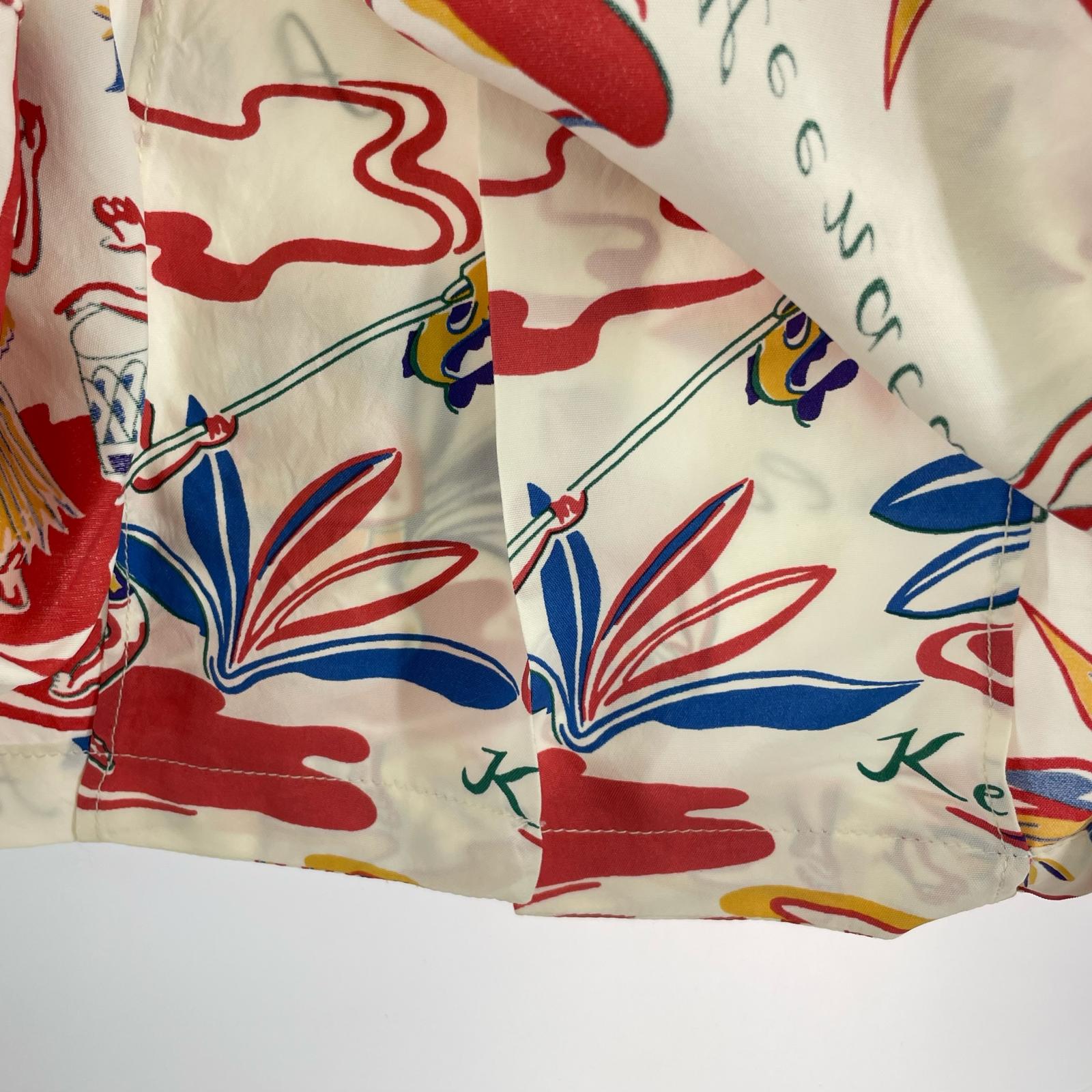 長袖シャツ HAWAIIAN HULA/レーヨンハワイアンシャツ L
