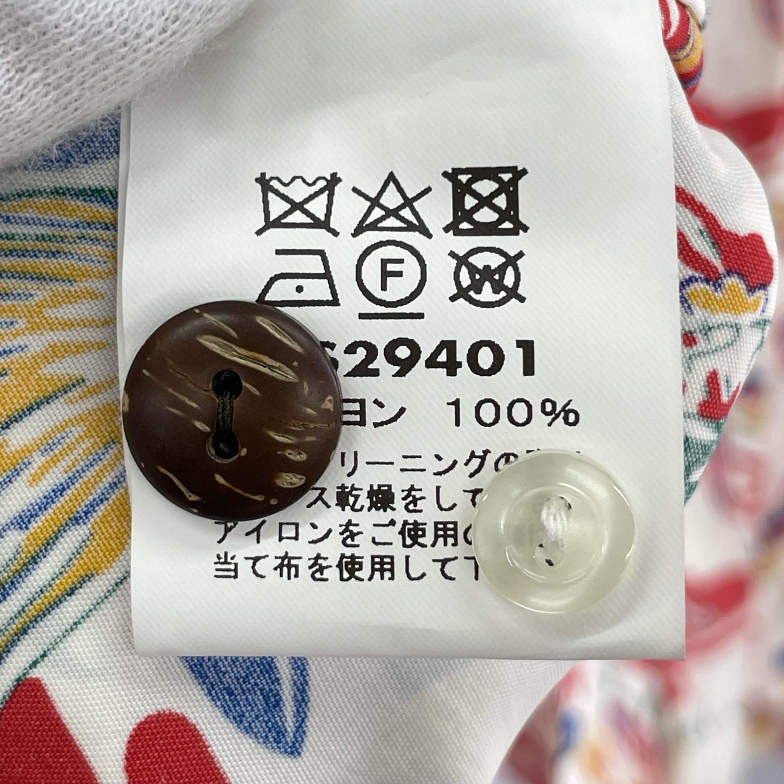 長袖シャツ HAWAIIAN HULA/レーヨンハワイアンシャツ L
