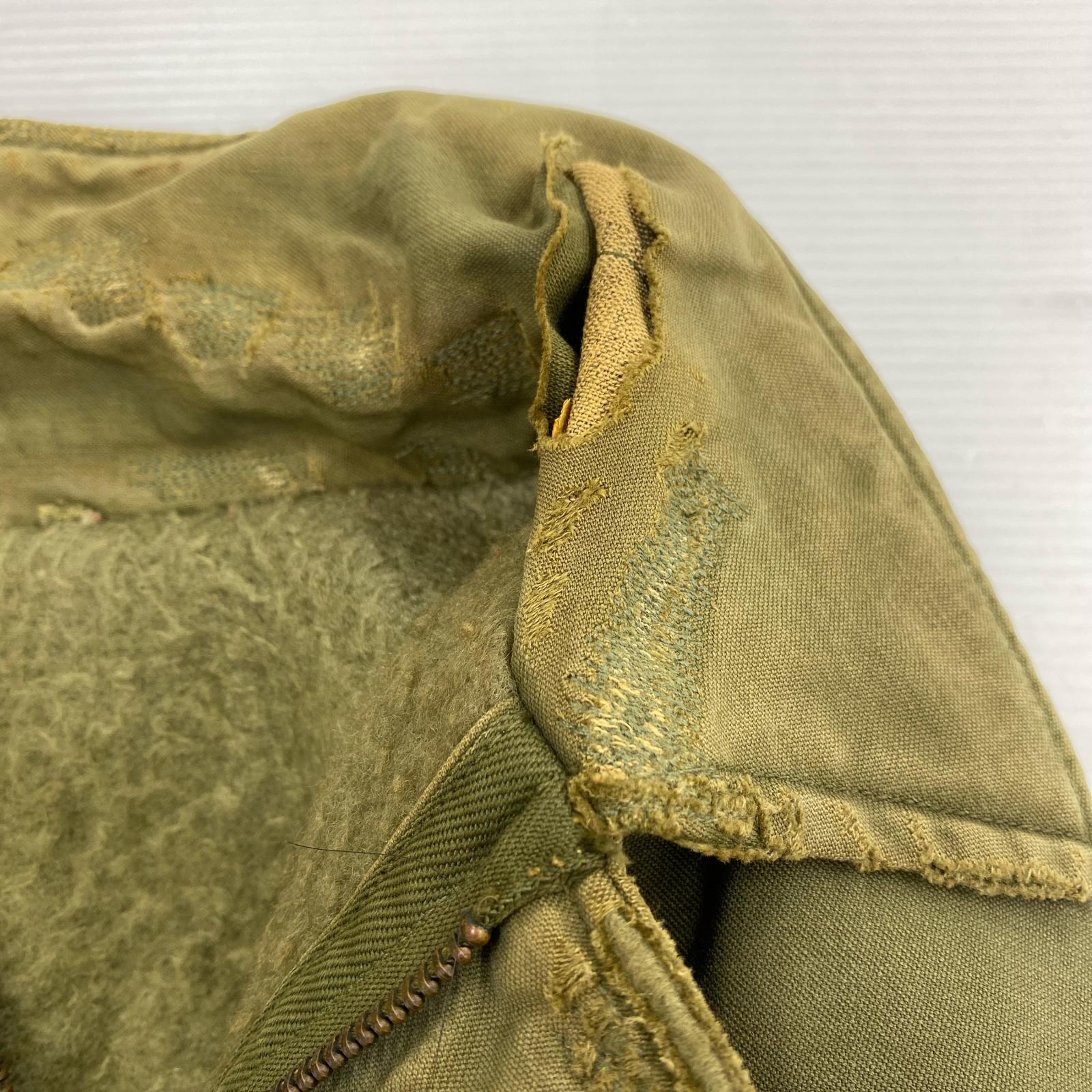ミリタリージャケット 60s US.NAVY A-2 デッキジャケット カーキ