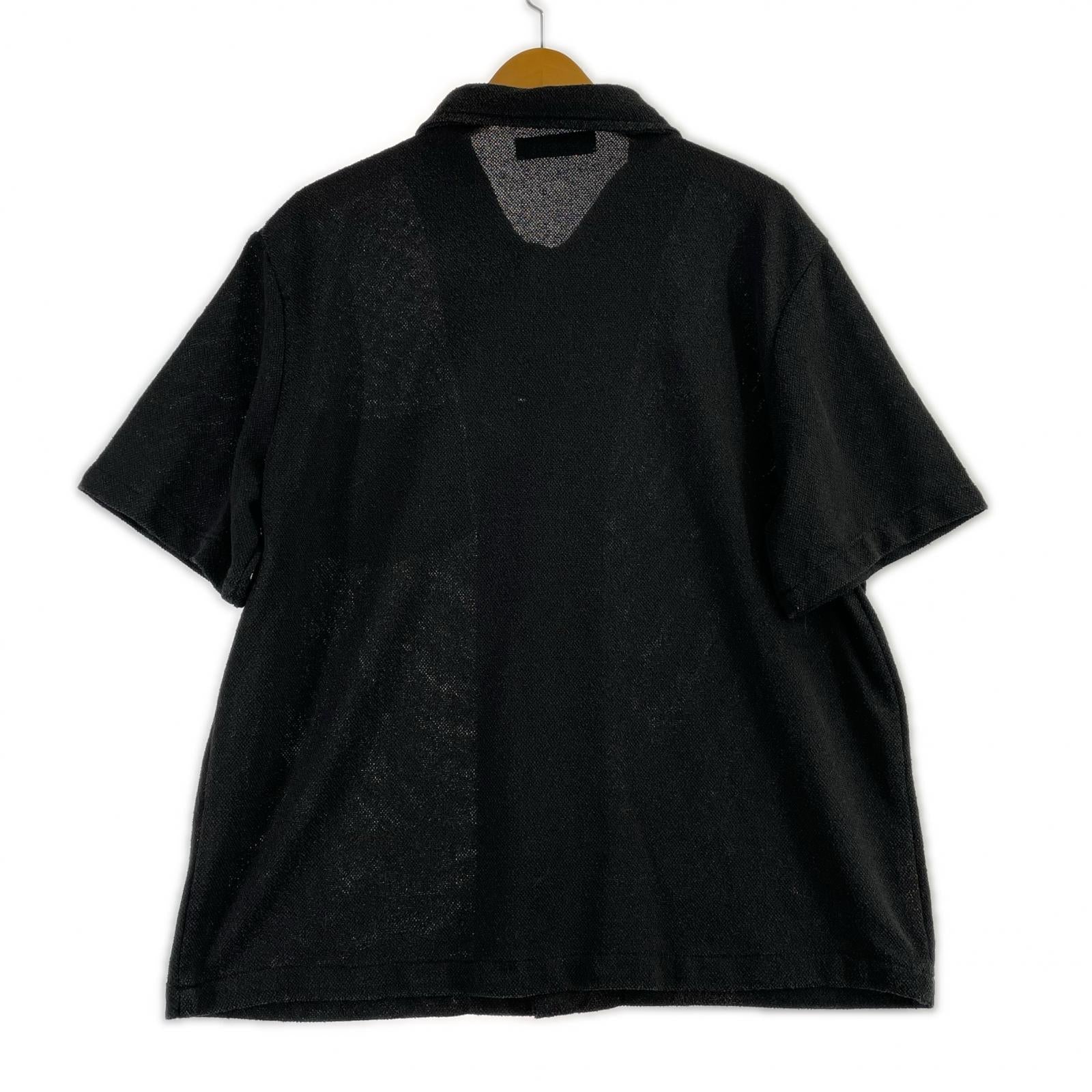 半袖シャツ Box Shirt Short Sleeve　黒 48 ブラック
