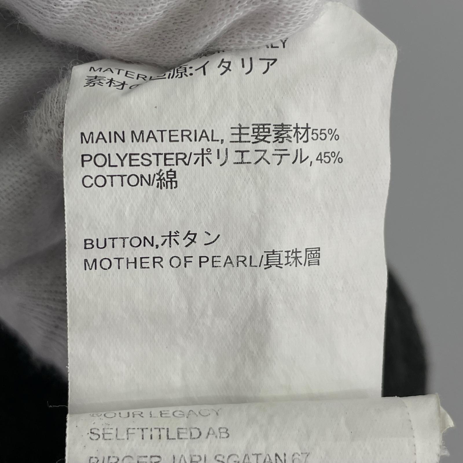 半袖シャツ Box Shirt Short Sleeve　黒 48 ブラック
