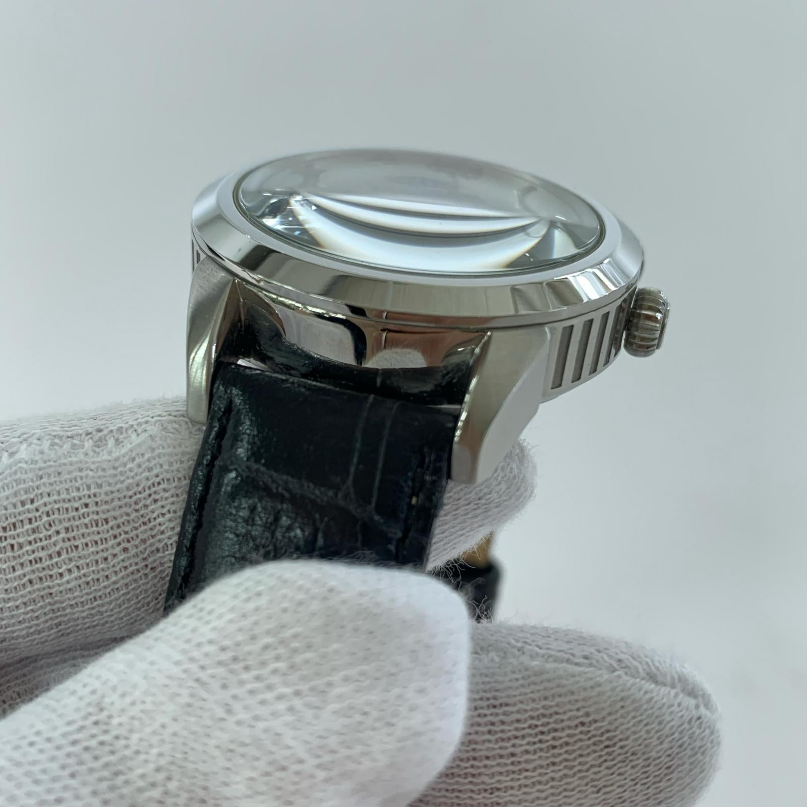 腕時計 op8009 レザーベルト ホワイト