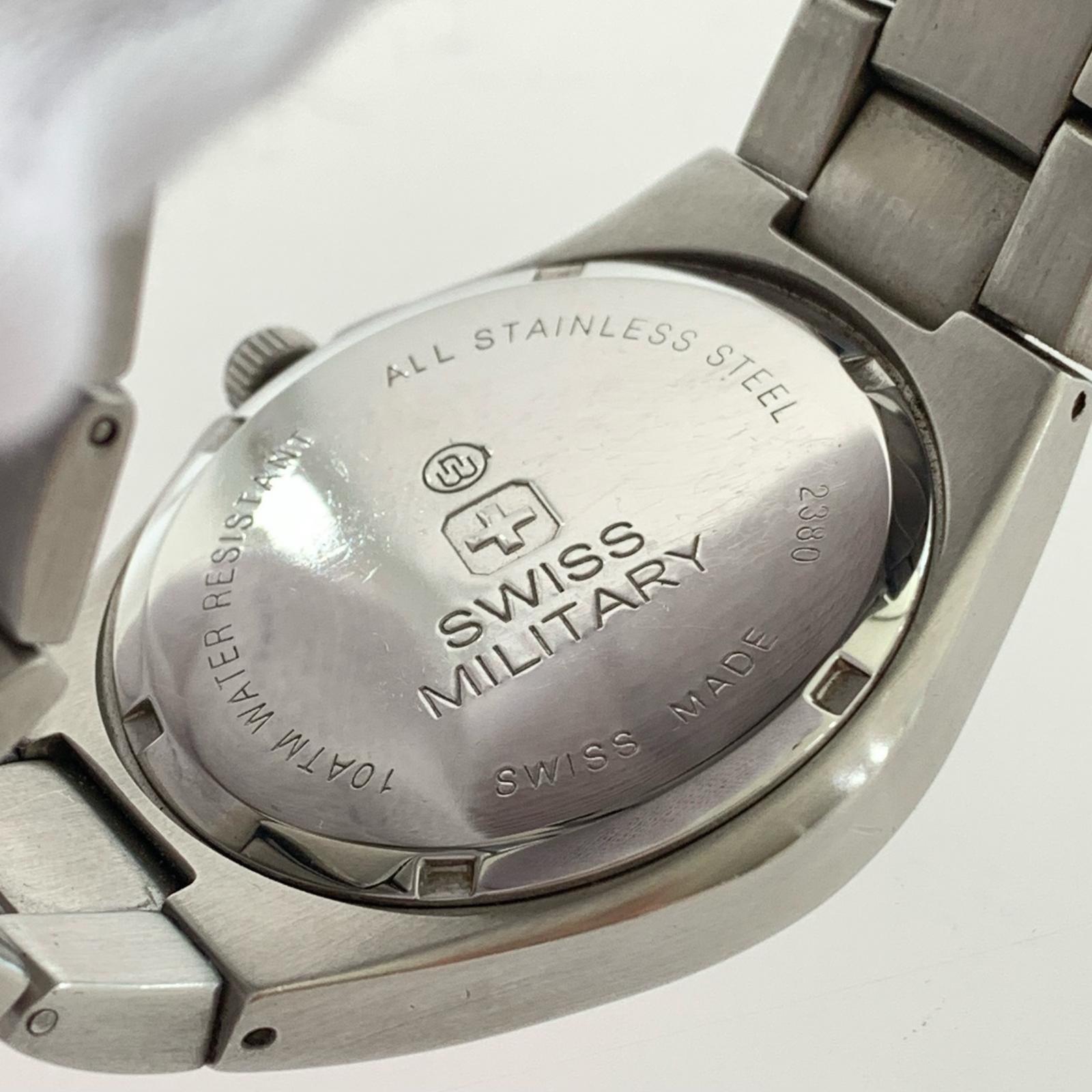 腕時計 swiiss military ホワイト