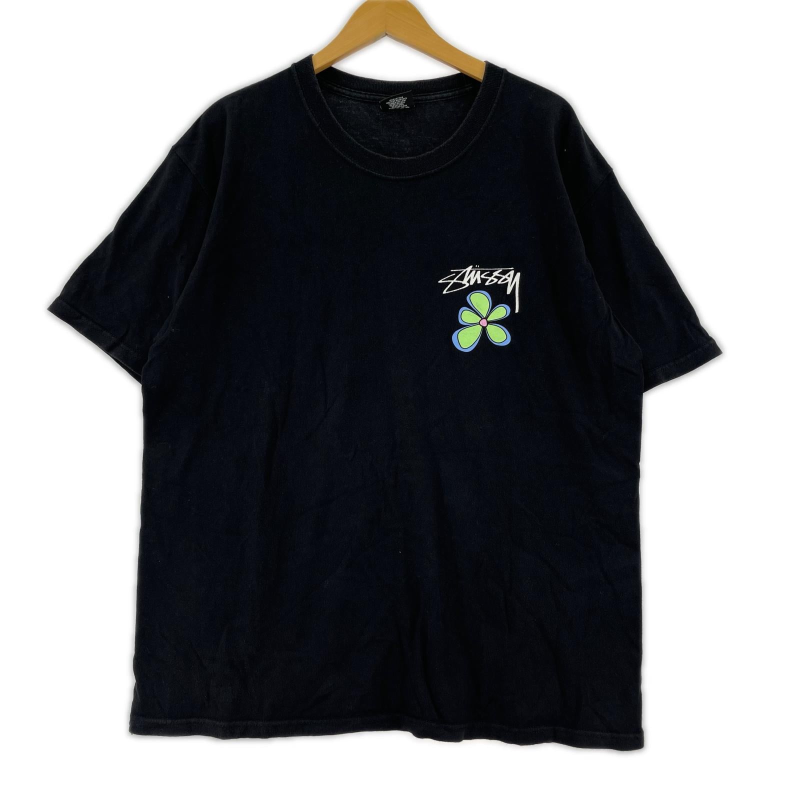 半袖Ｔシャツ FLOUR TEE 両面 L ブラック