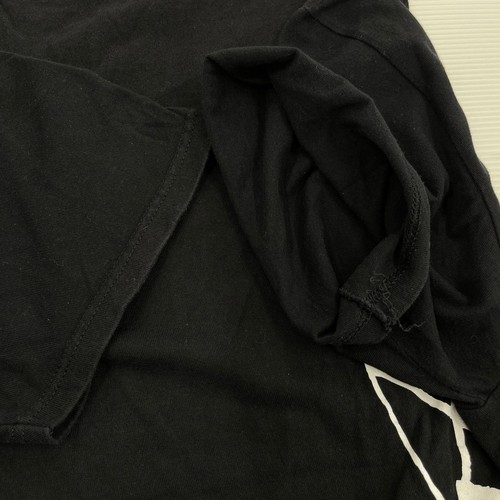 半袖Ｔシャツ FLOUR TEE 両面 L ブラック