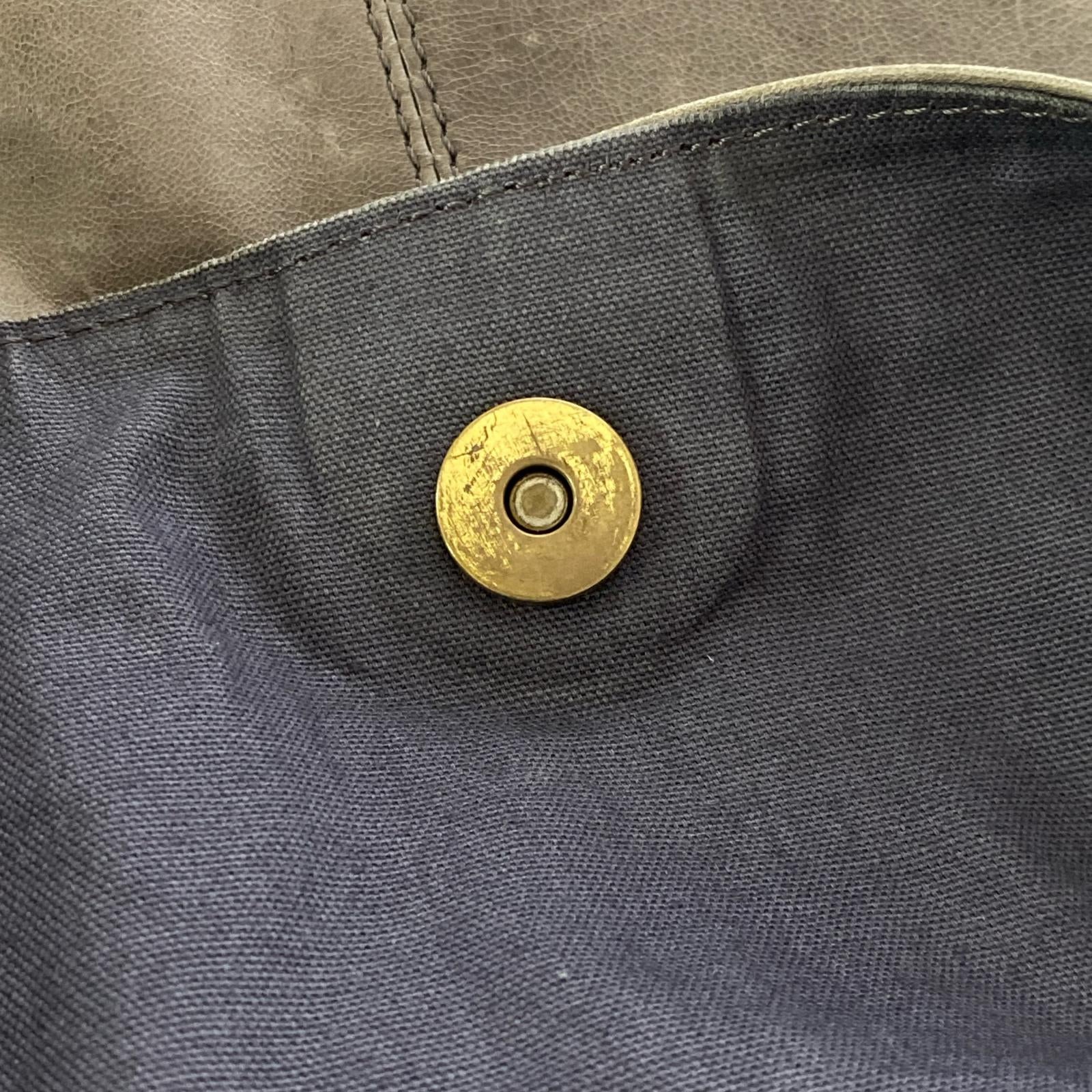 ハンドバッグ Dakota レザー ハンドバッグ　グレー グレー