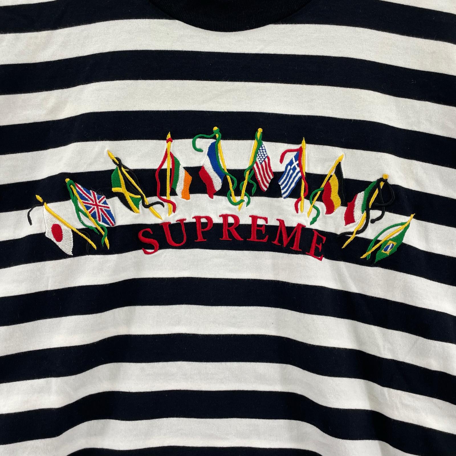長袖Ｔシャツ 19AW Supreme Flags L/S top （M） M
