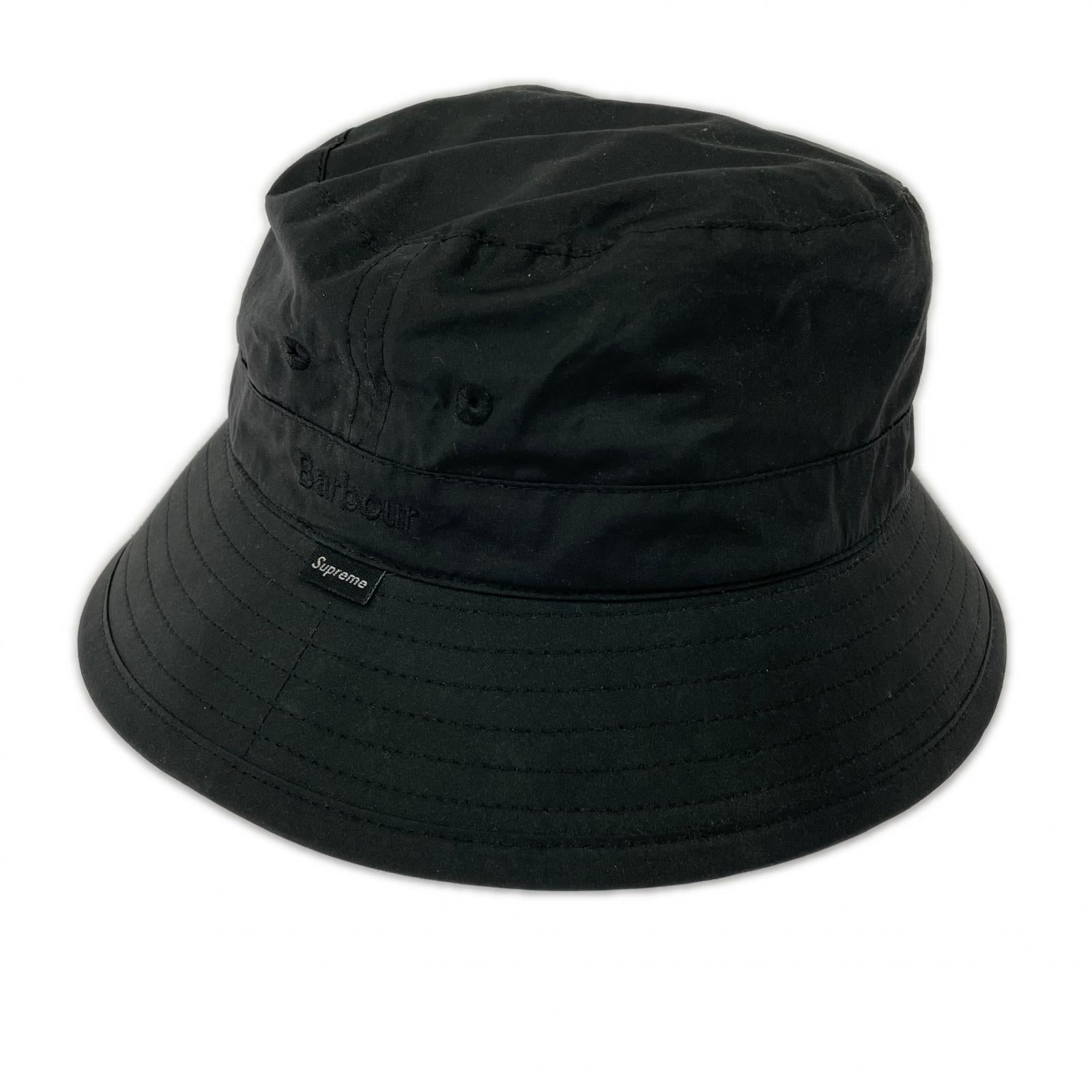 ハット 20SS Supreme×Barbour Waxed Cotton Crusher Hat M ブラック