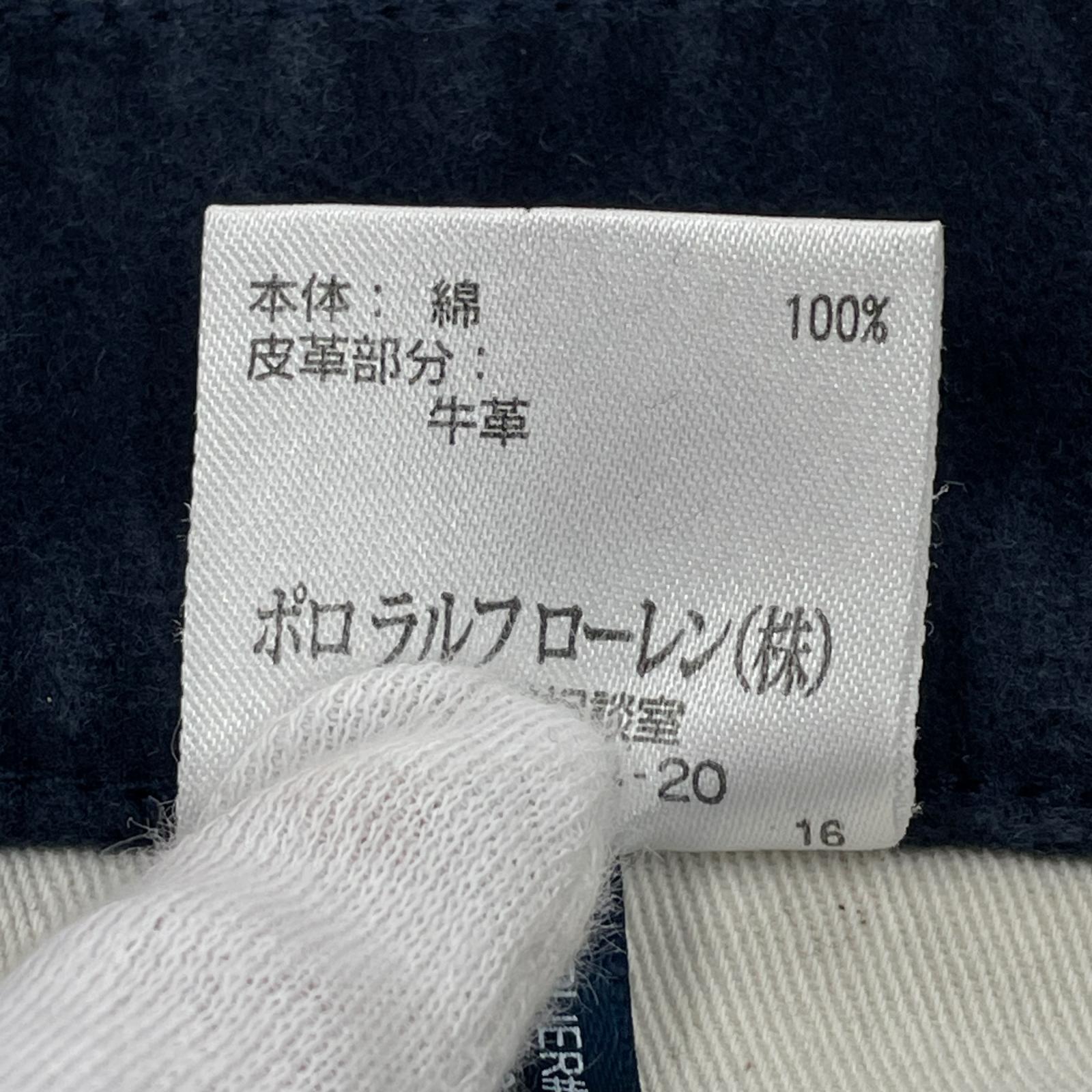 パンツ RALPH LAUREN コットンパンツ 紺 32