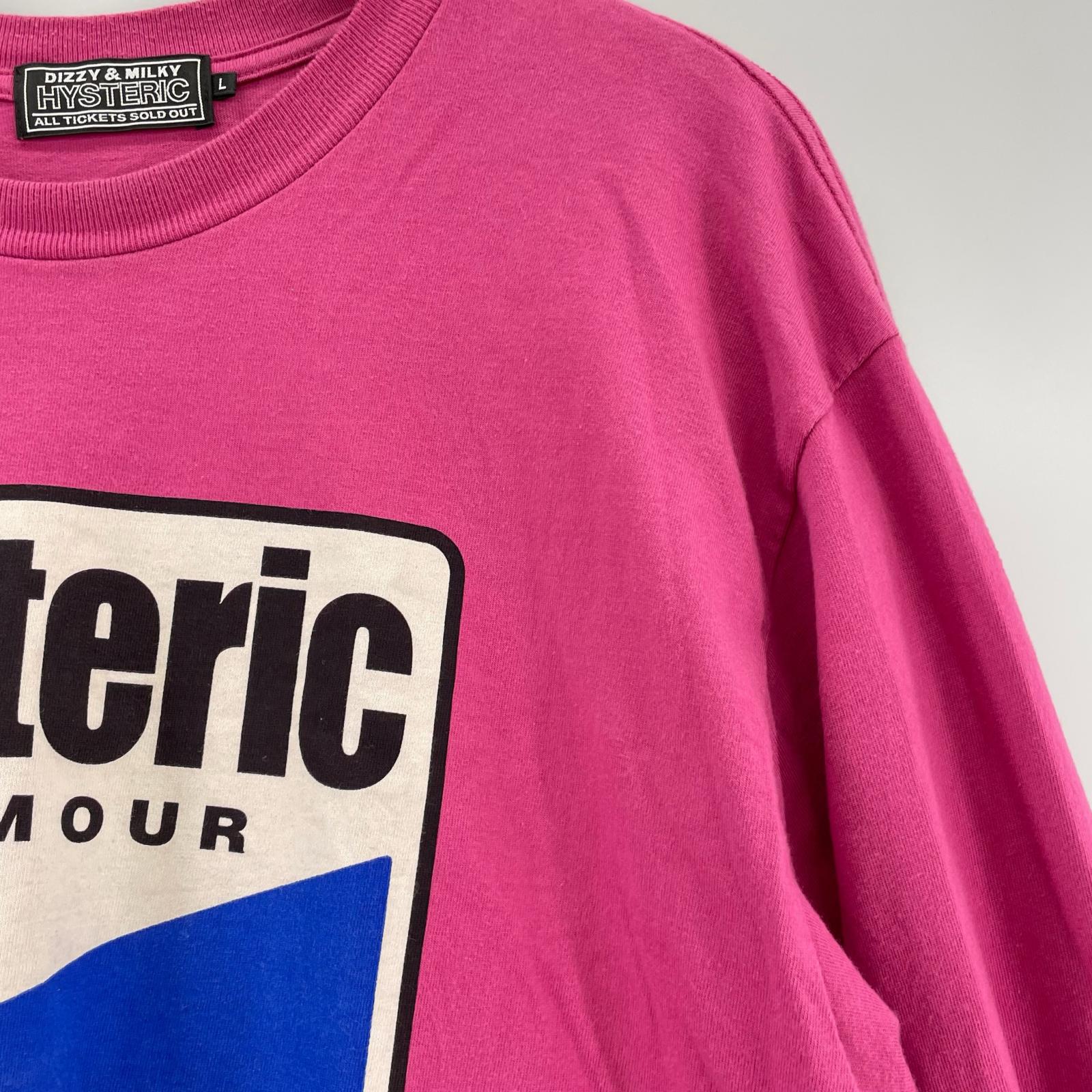 長袖Ｔシャツ MOTORCYCLE GIRL Tシャツ L ピンク