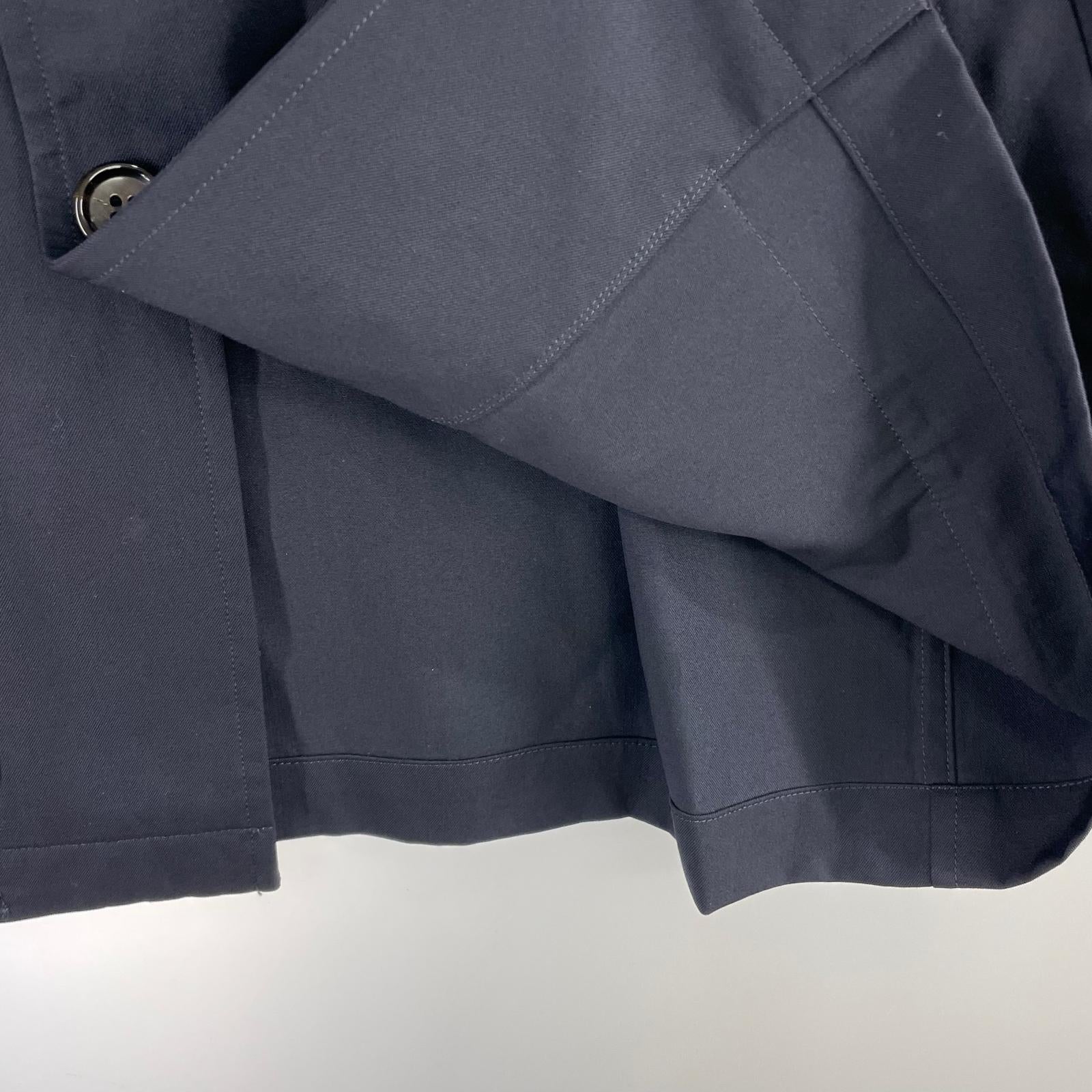 ジャケット COMME des GARCONS HOMME 90s ペンキデザイン ウールジャケット ネイビー M ネイビー