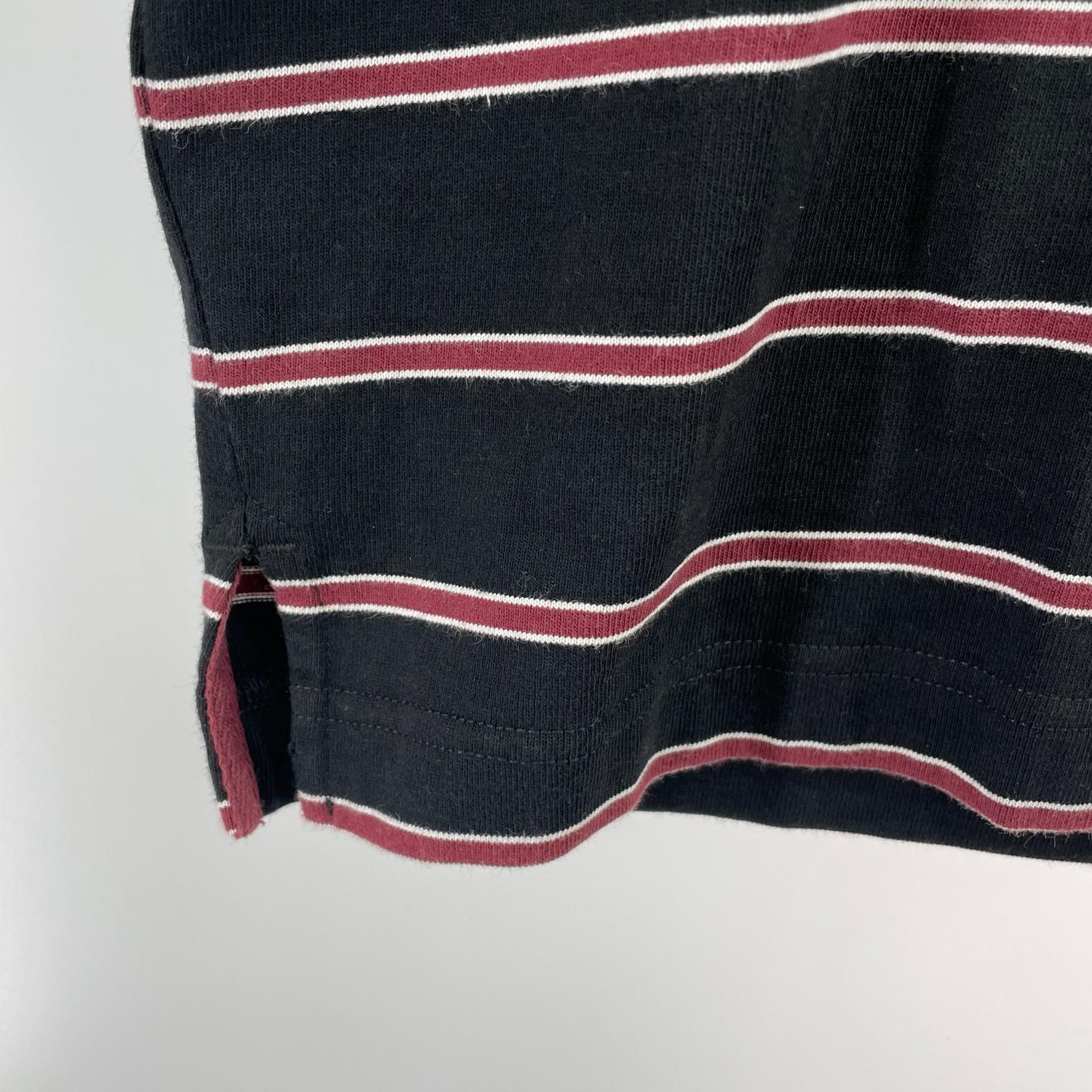 ポロシャツ Brooks Brothers BIOTOP別注 ラガーシャツ M 黒 M ブラック