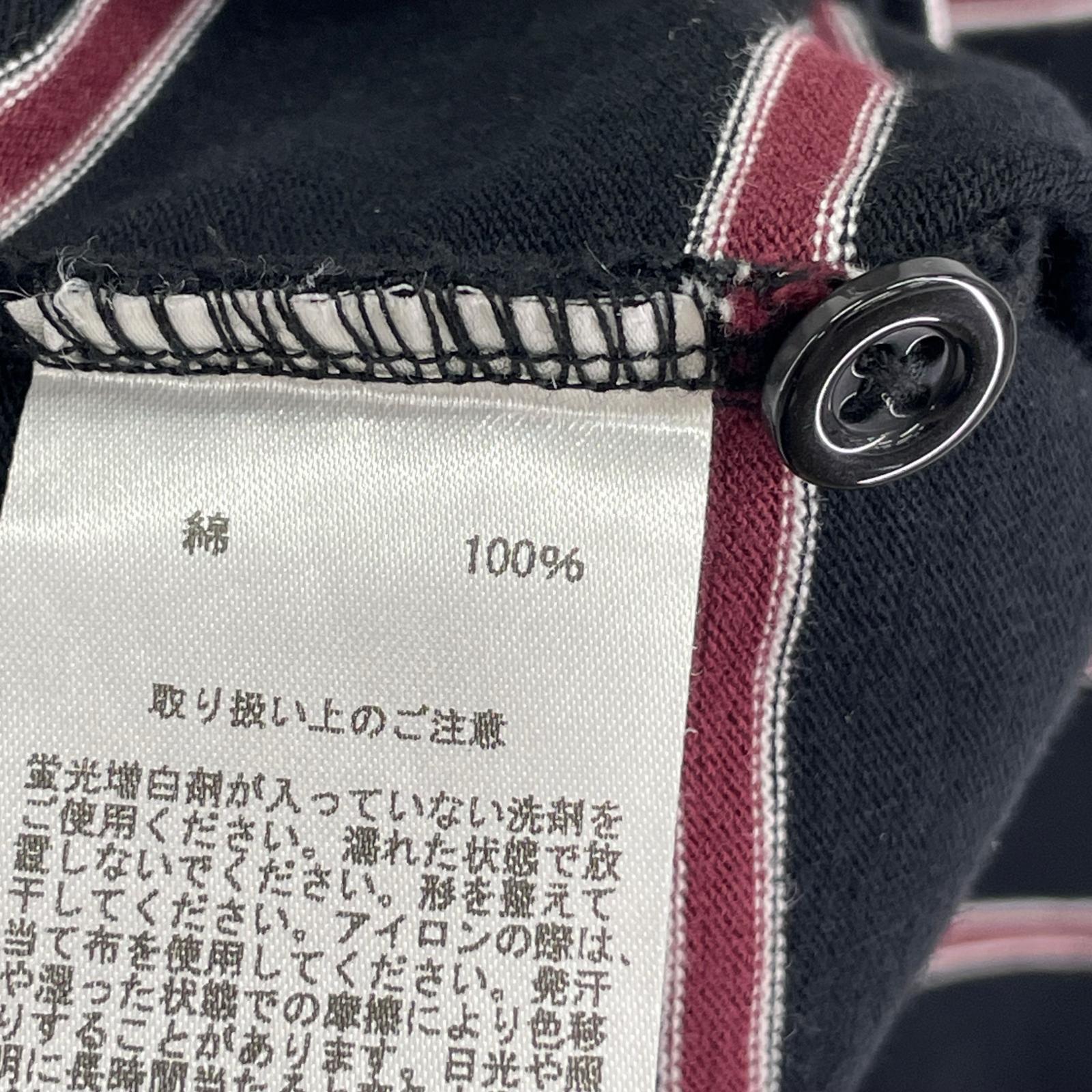 ポロシャツ Brooks Brothers BIOTOP別注 ラガーシャツ M 黒 M ブラック