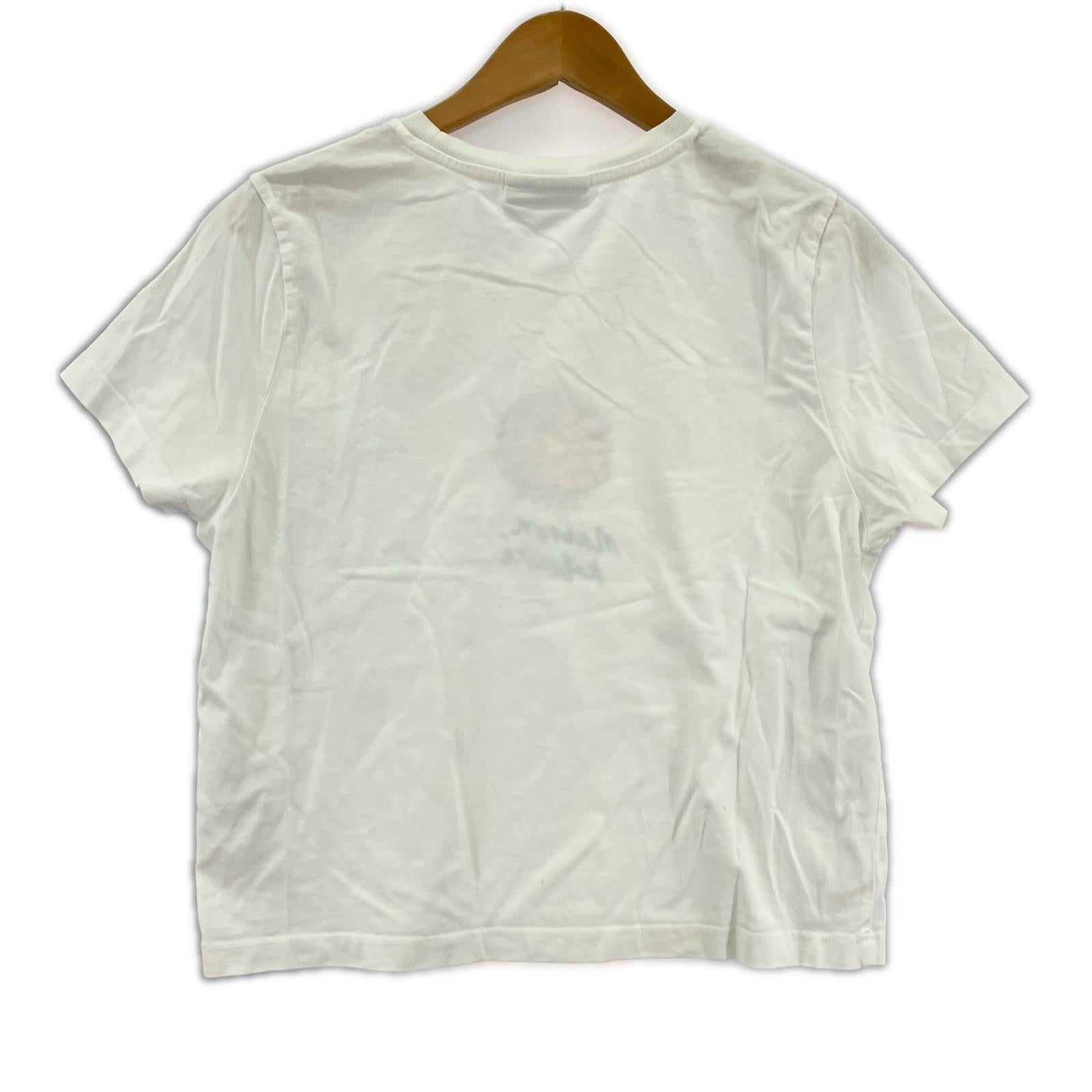 半袖Ｔシャツ フラワー 白 M ホワイト