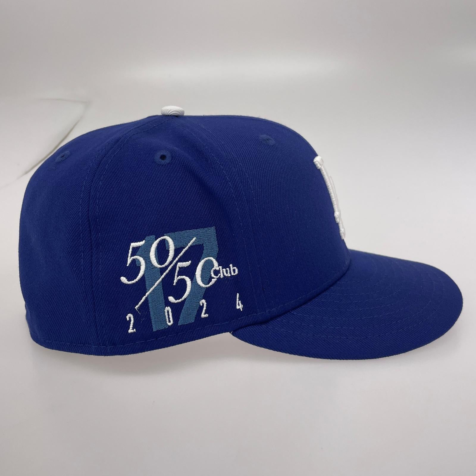 キャップ LA Dodgers 刺繍 Baseball CAP ネイビー