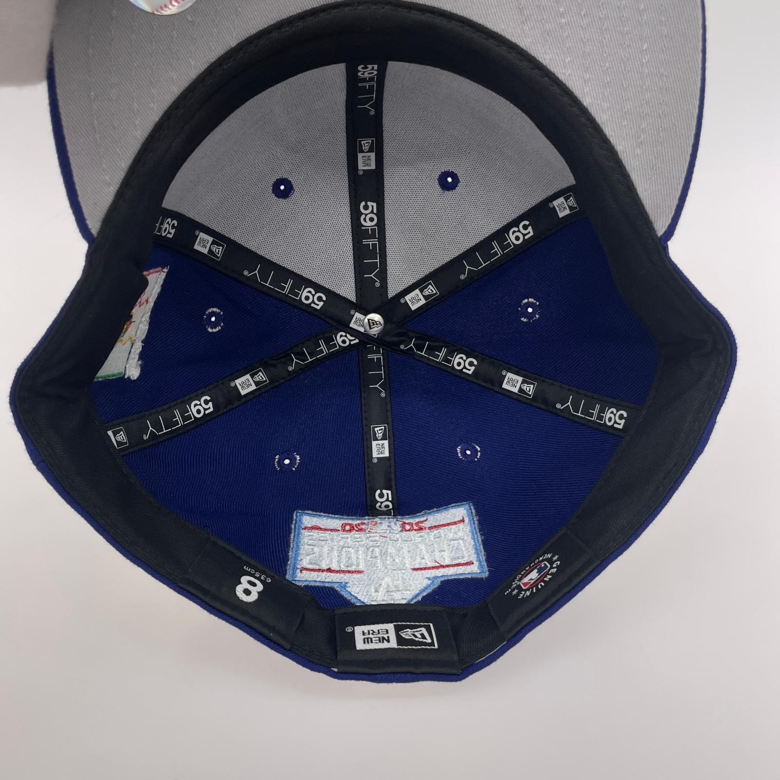 キャップ LA Dodgers 刺繍 Baseball CAP ネイビー