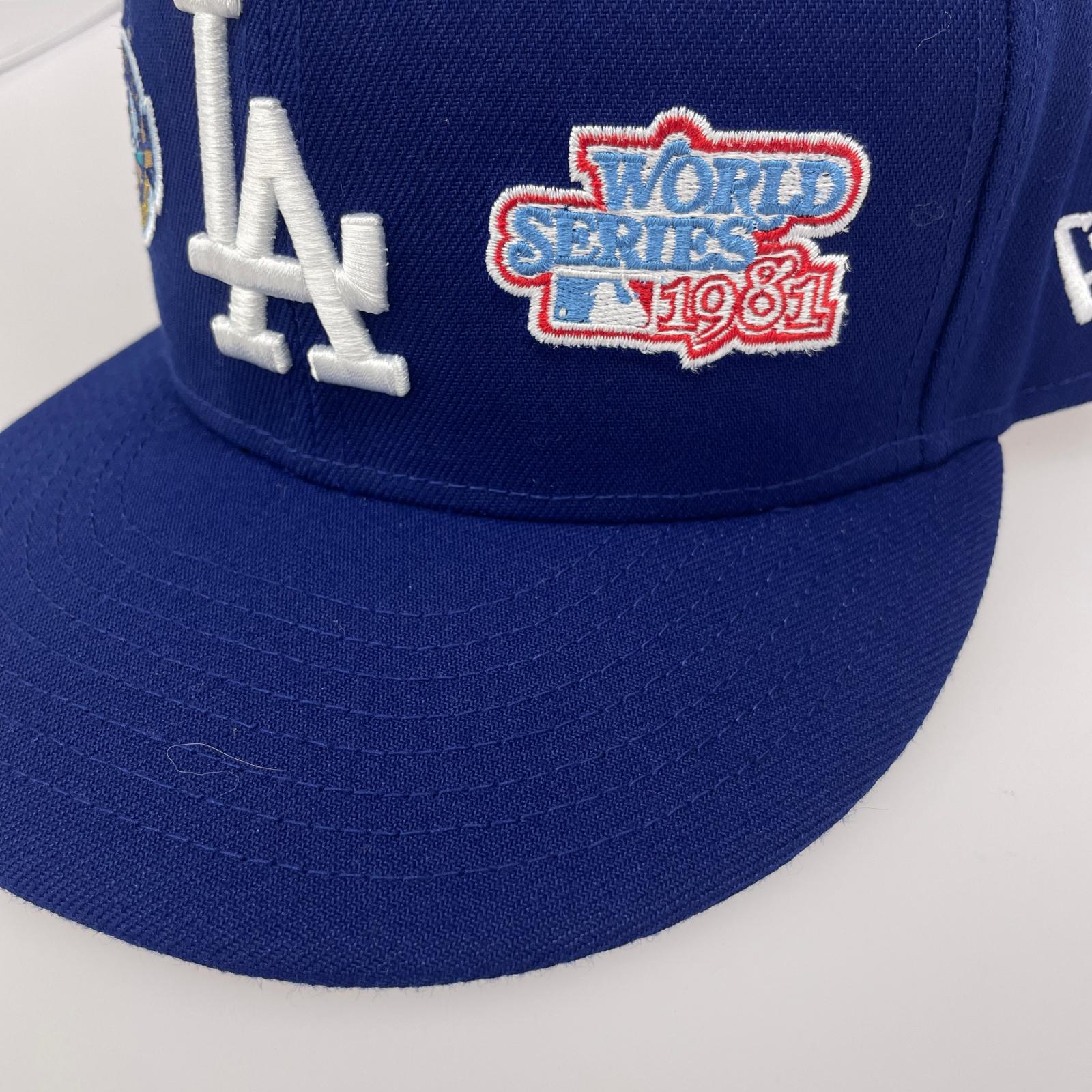 キャップ LA Dodgers 刺繍 Baseball CAP ネイビー