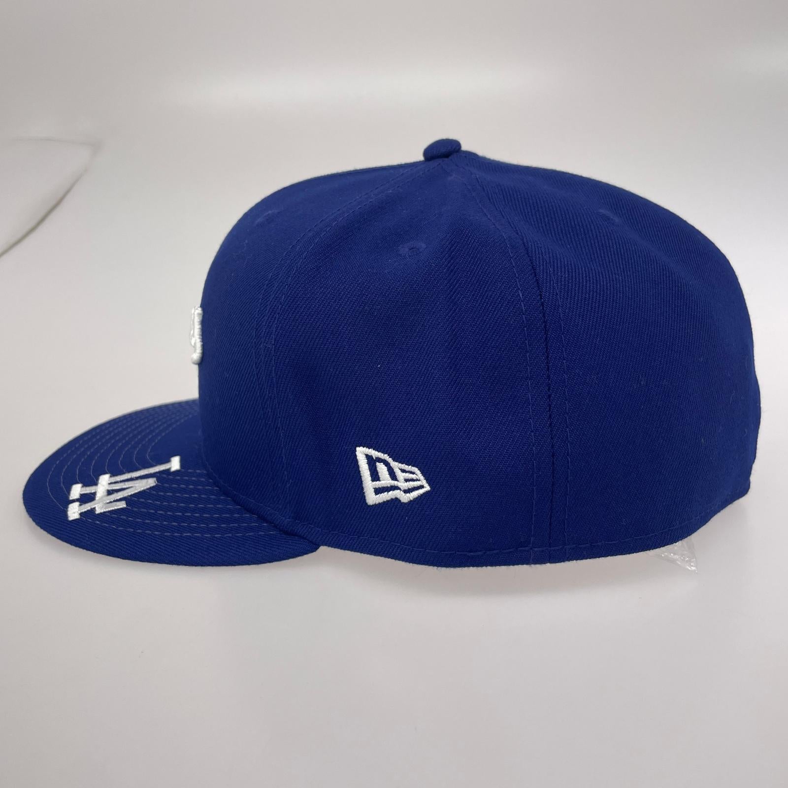 キャップ LA Dodgers 刺繍 Baseball CAP ネイビー