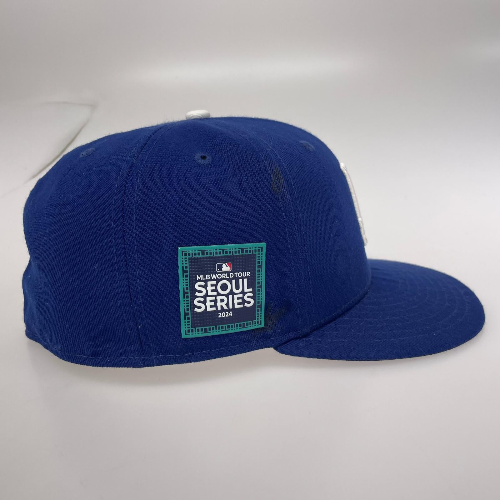キャップ LA Dodgers 刺繍 Baseball CAP ネイビー