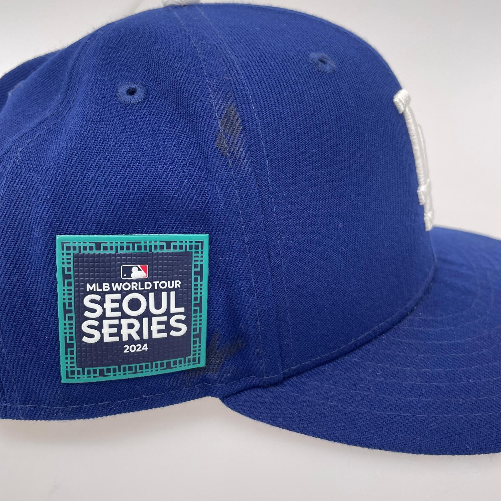 キャップ LA Dodgers 刺繍 Baseball CAP ネイビー