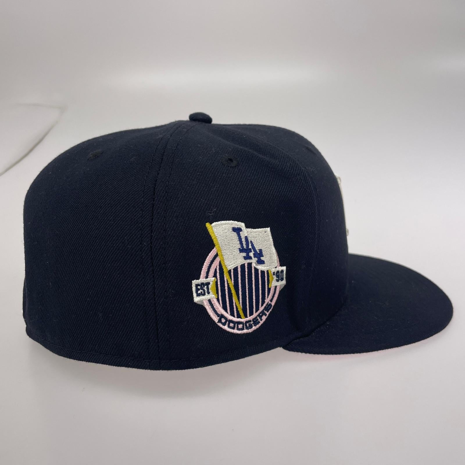 キャップ LA Dodgers 刺繍 Baseball CAP ブラック