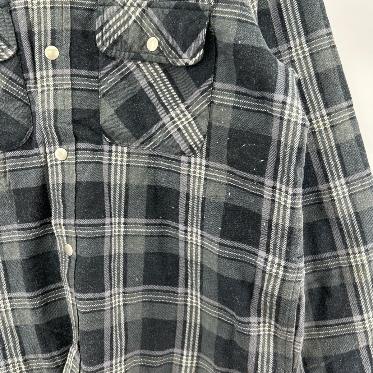 長袖シャツ 17AW Quilted Flannel Shirt （M) M