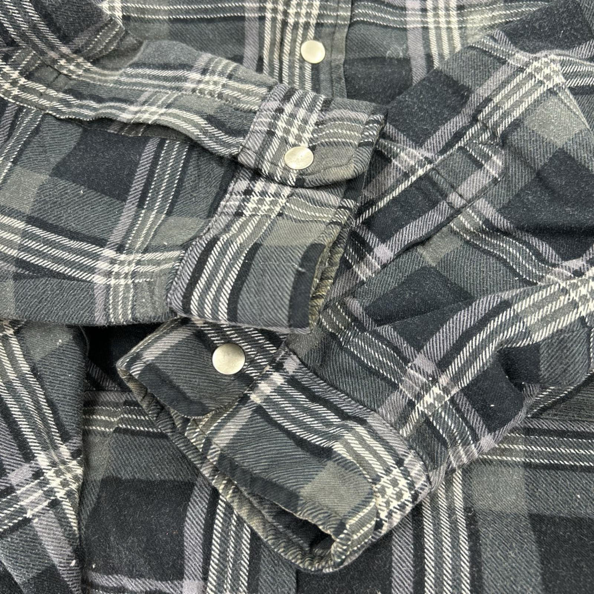 長袖シャツ 17AW Quilted Flannel Shirt （M) M