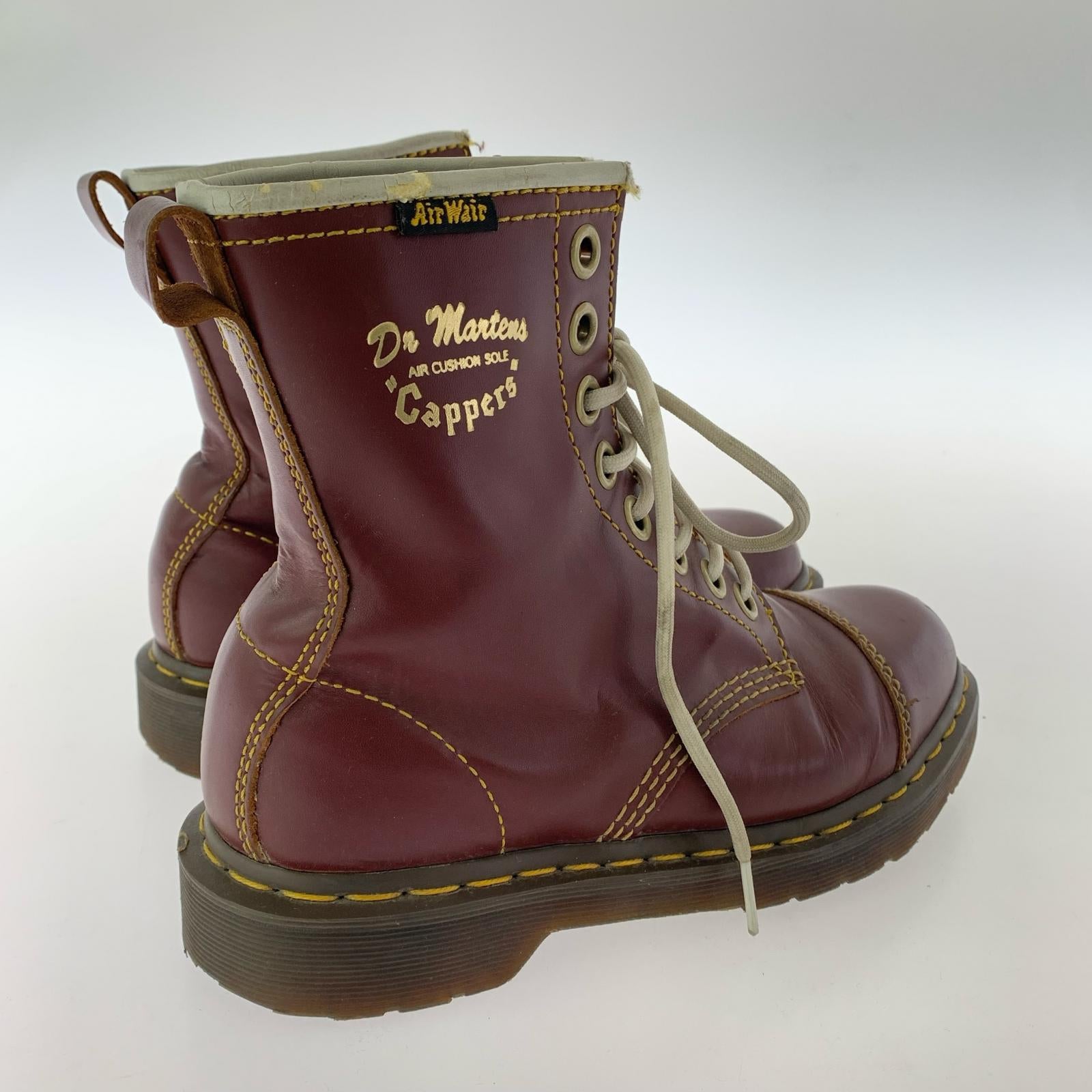 ブーツ air wear CAPPER 8ホールブーツ (UK6) 赤茶 ブラウン