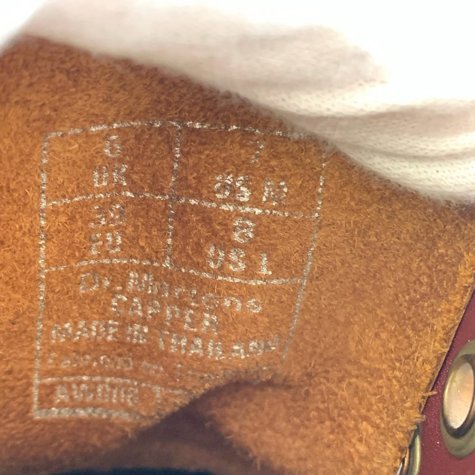 ブーツ air wear CAPPER 8ホールブーツ (UK6) 赤茶 ブラウン