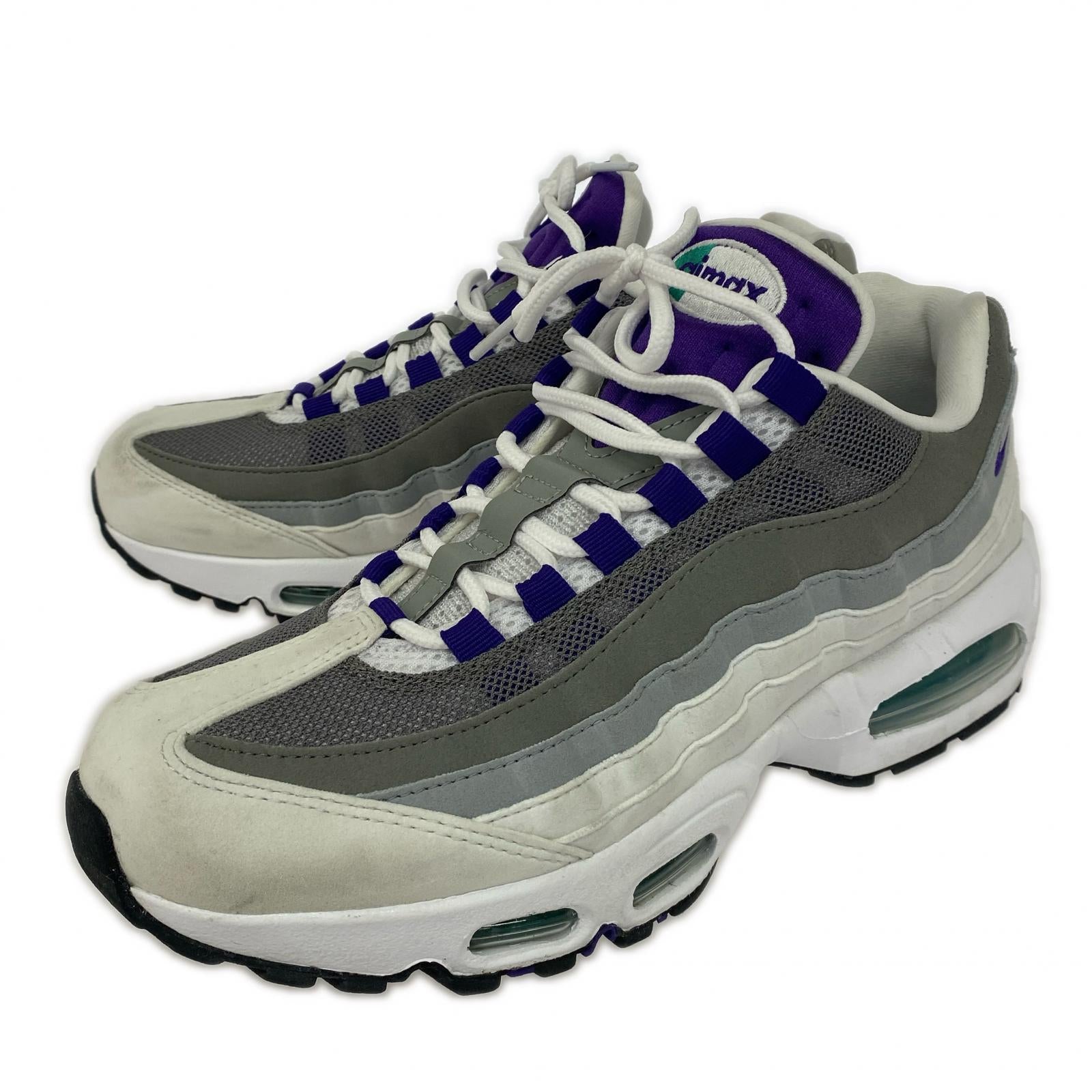 スニーカー AIR MAX 95 BIG BUBBLE "GRAPE" 27cm 27cm (US9 UK8 1/2 EU44) グレー