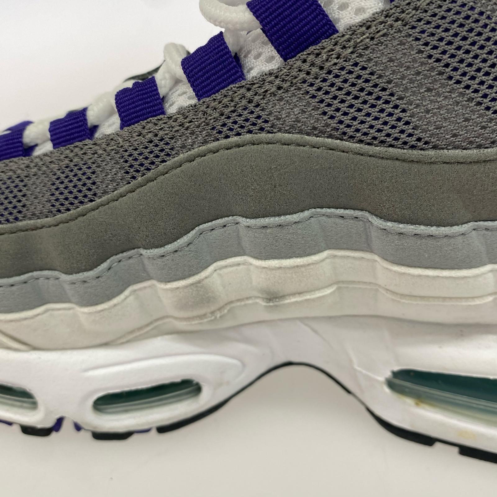 スニーカー AIR MAX 95 BIG BUBBLE "GRAPE" 27cm 27cm (US9 UK8 1/2 EU44) グレー