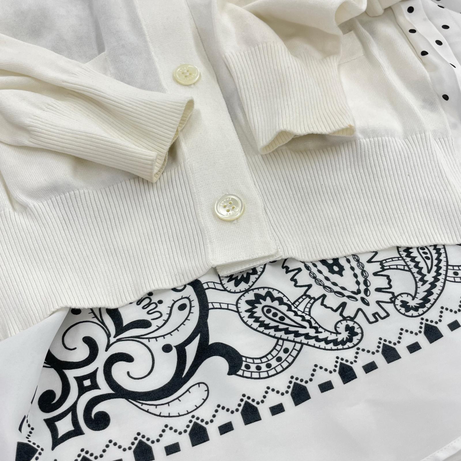 カーディガン Bandana Print cardigan 2 2