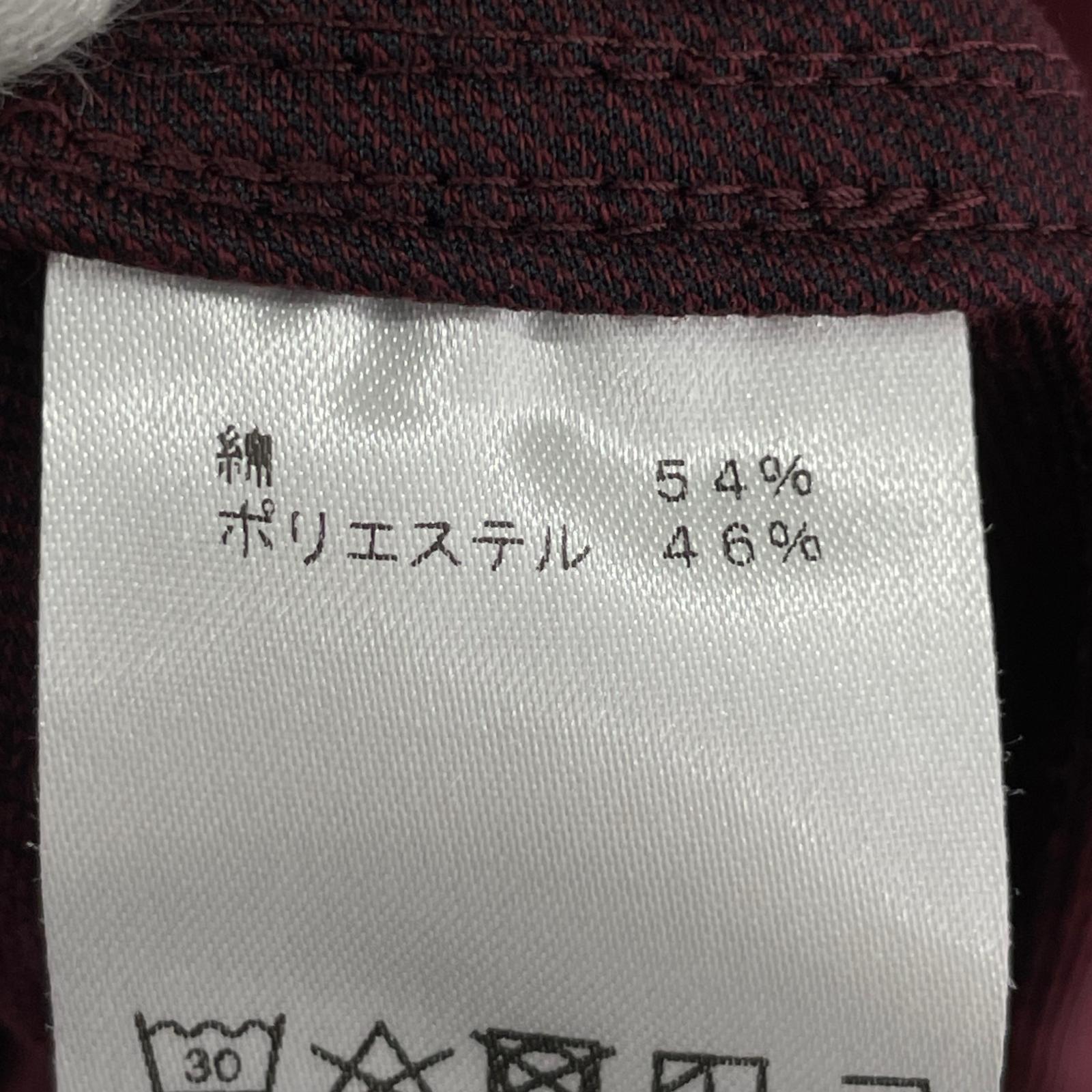 ワンピース LACOSTE シャツワンピース 38 ボルドー 38