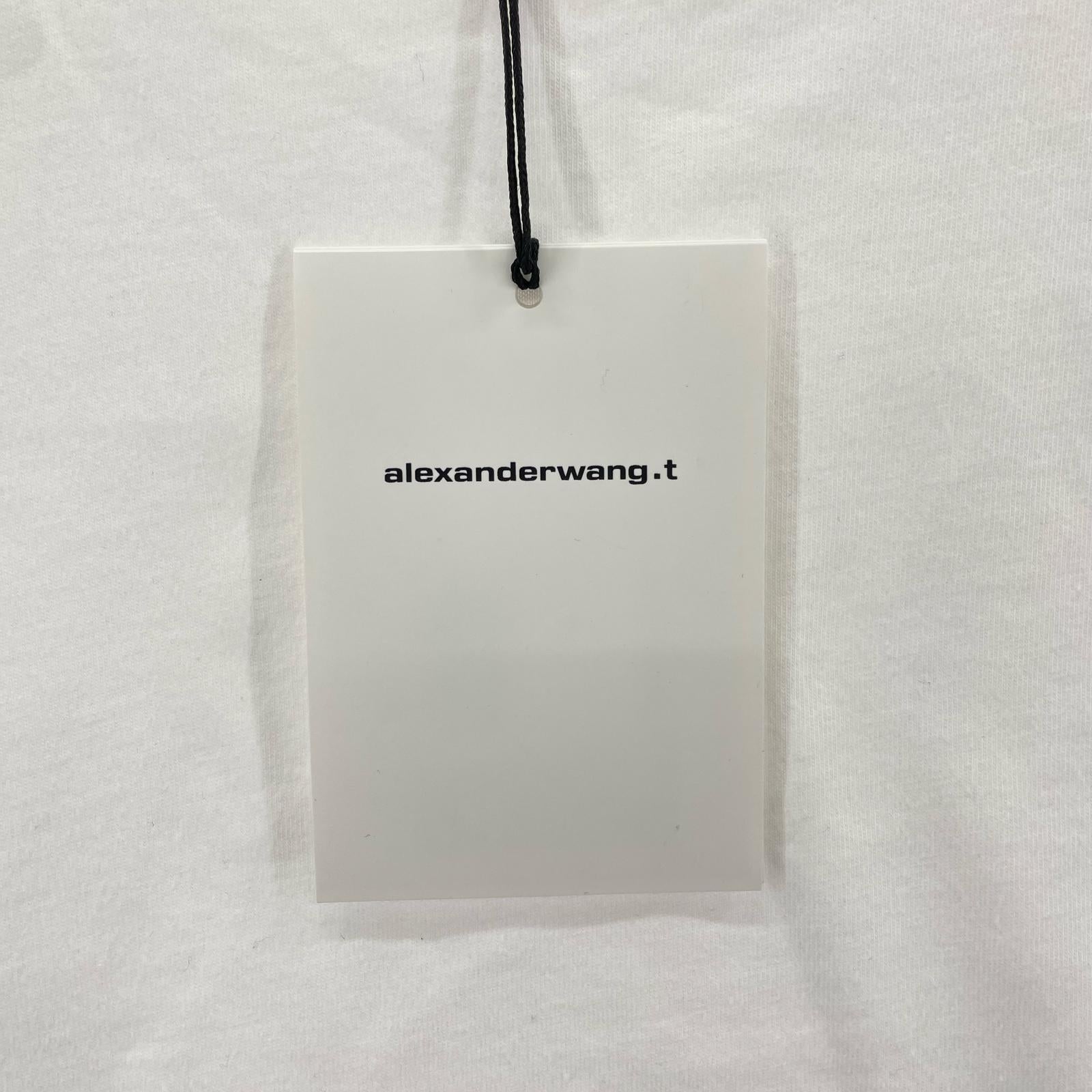 半袖Ｔシャツ Alexander Wang ESSENTIAL JSY TEE 白 (S) S ホワイト