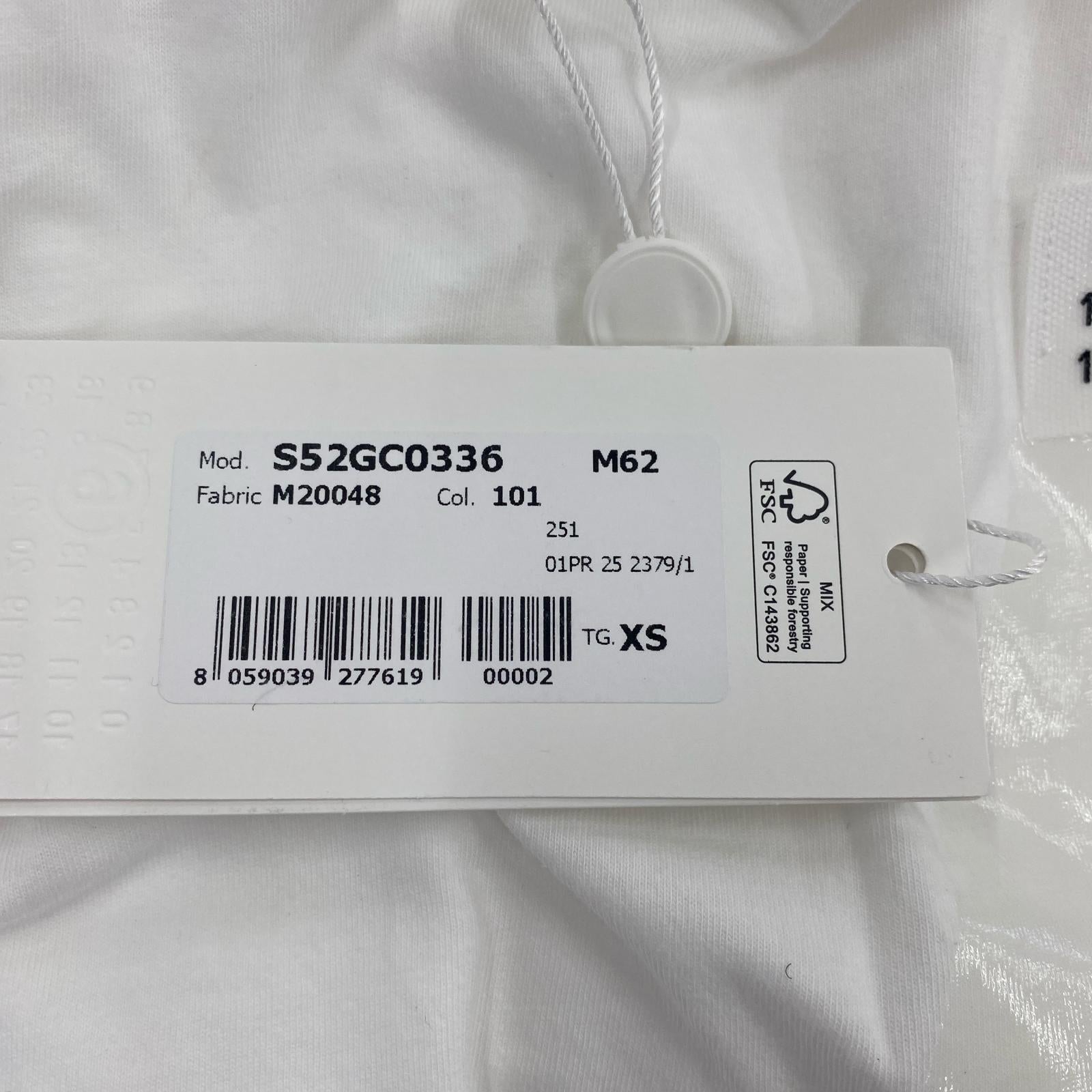 半袖Ｔシャツ MM6 カレンダー S/S TEE S52GC0336 白 (XS) ホワイト