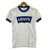 半袖Ｔシャツ OLD・VINTAGE SIGNALボディ Levi's USA製 リンガーT 白 (S) S ホワイト