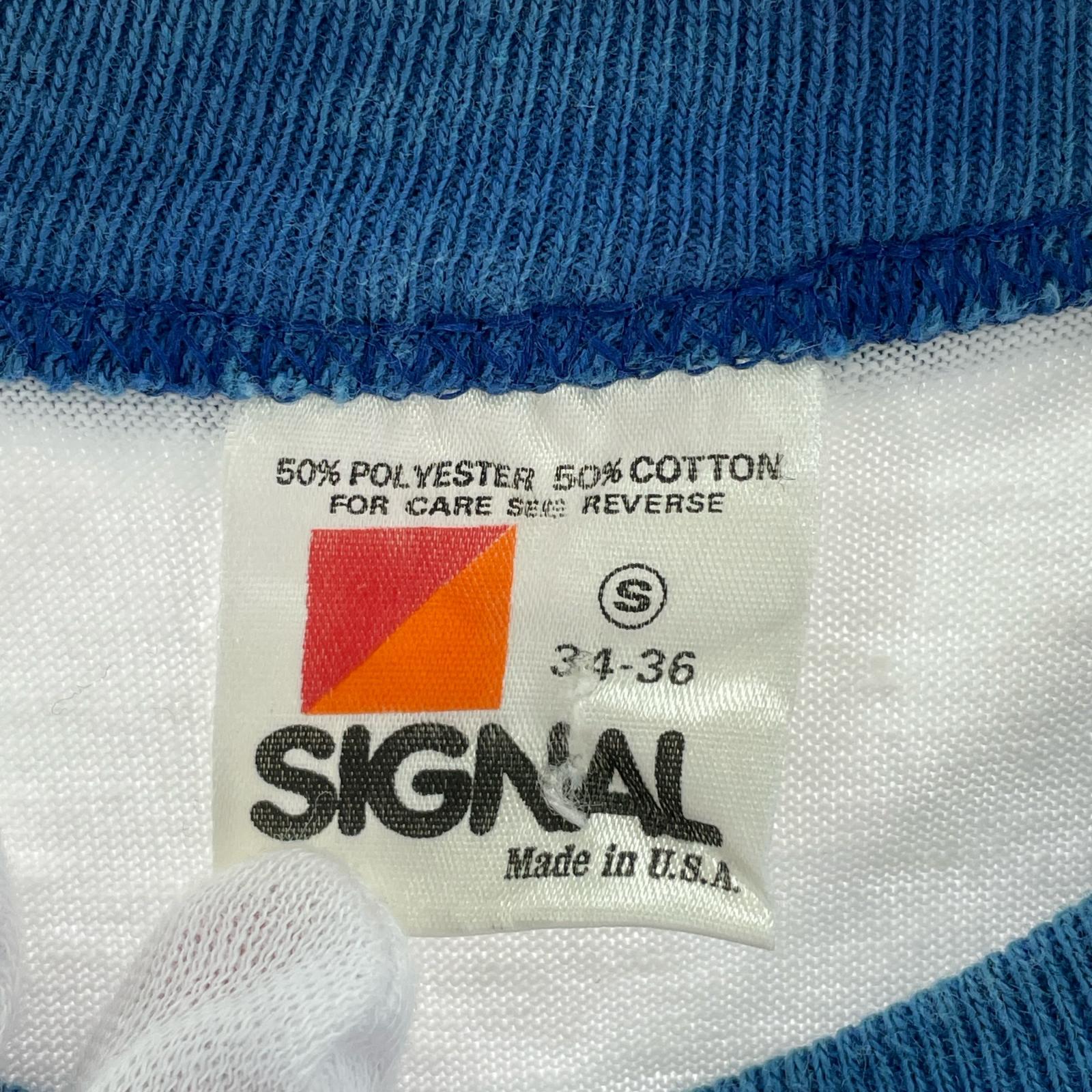 半袖Ｔシャツ OLD・VINTAGE SIGNALボディ Levi's USA製 リンガーT 白 (S) S ホワイト