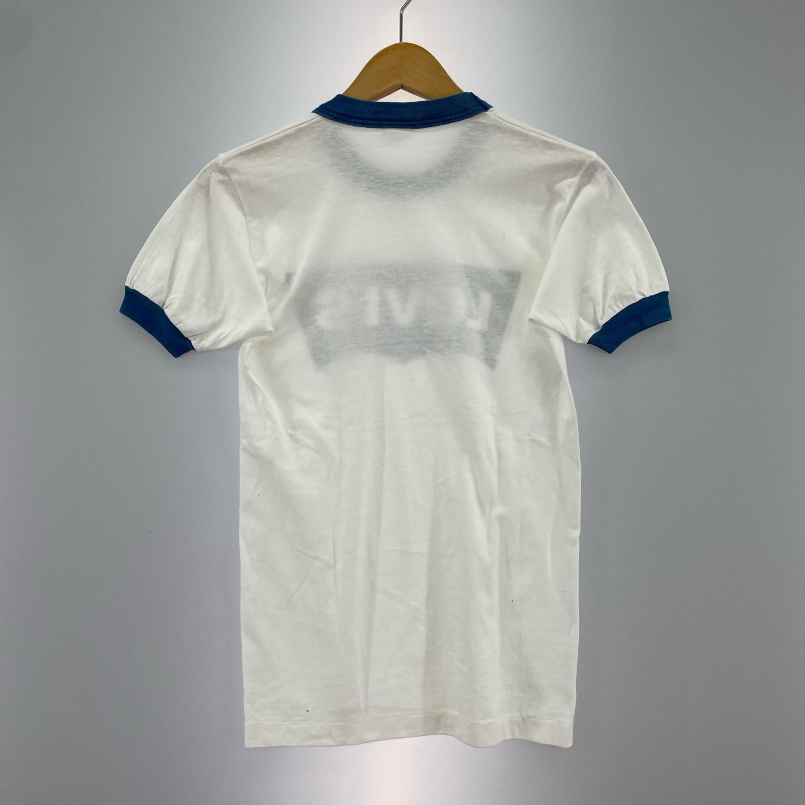半袖Ｔシャツ OLD・VINTAGE SIGNALボディ Levi's USA製 リンガーT 白 (S) S ホワイト