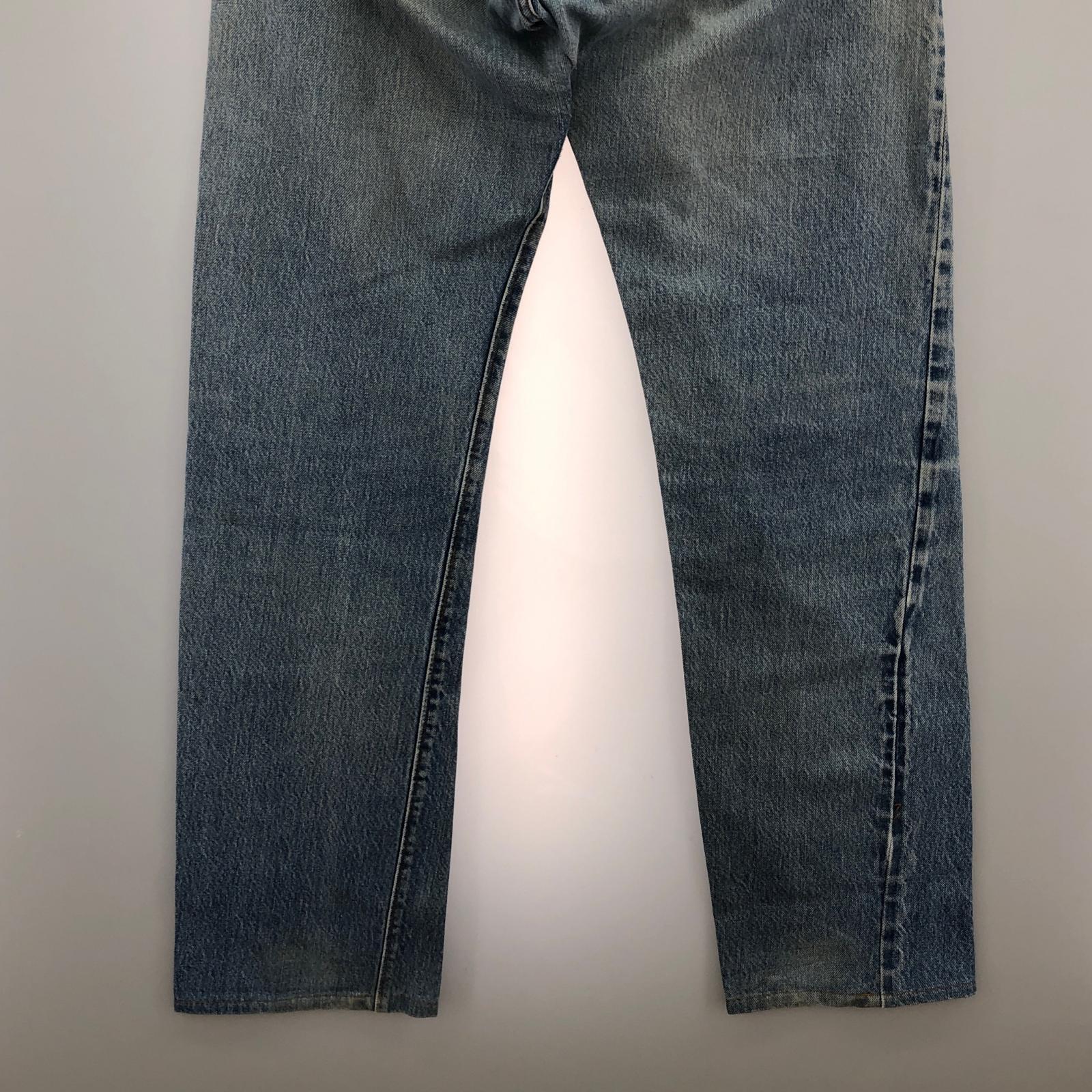 デニムパンツ Levi's 裏ボタン6 66後期 501 ブルー