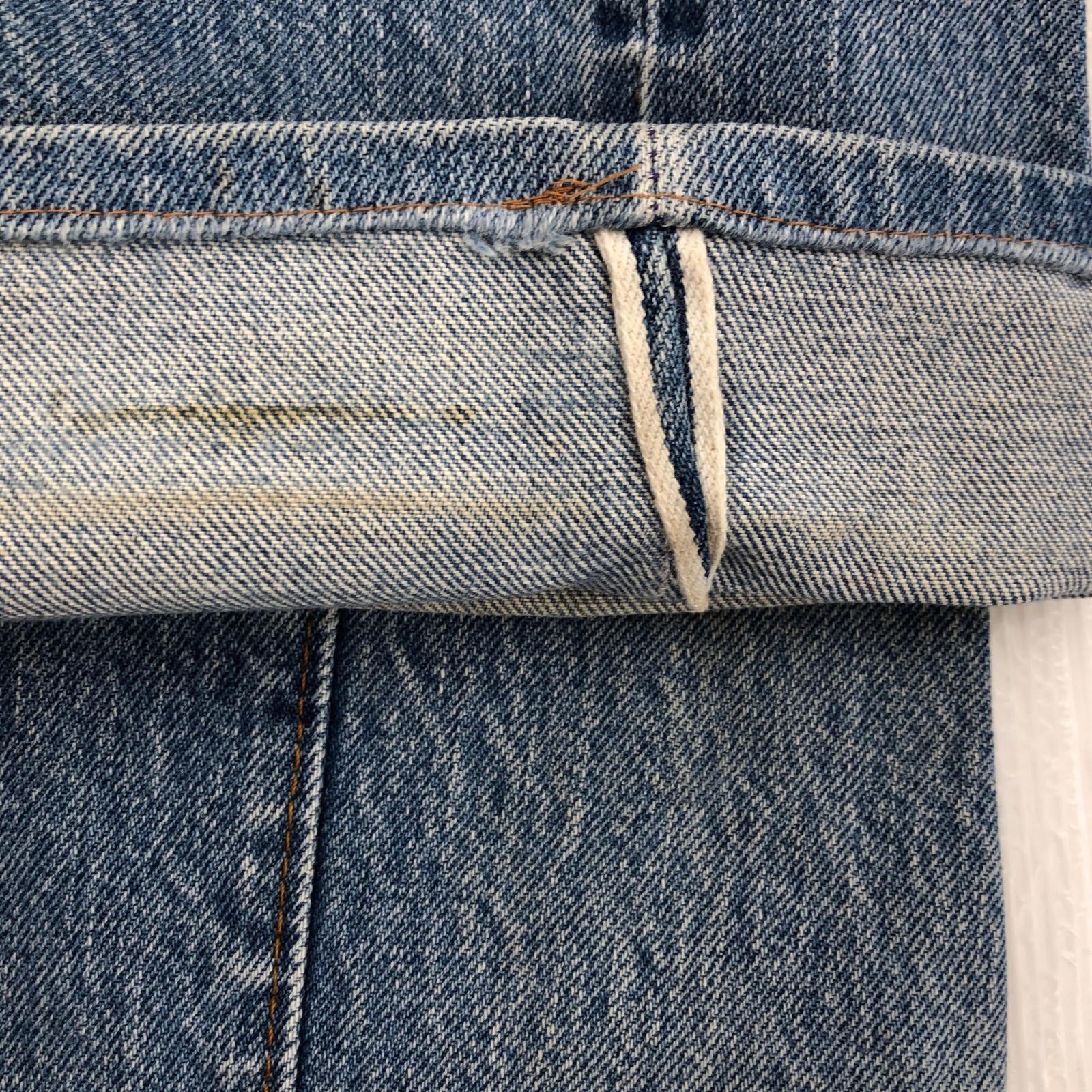 デニムパンツ Levi's 裏ボタン6 66後期 501 ブルー