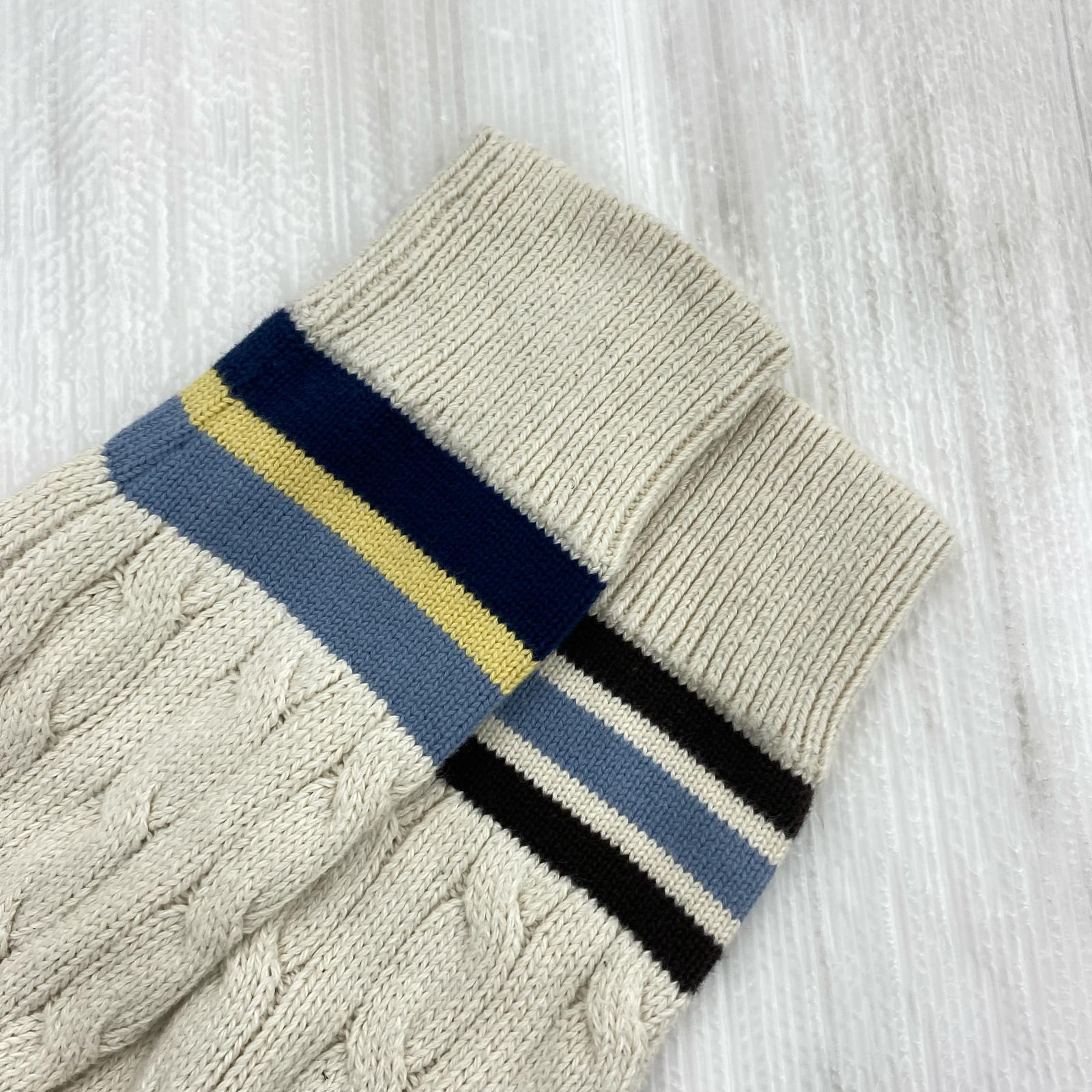 ニット チルデンニット アイボリー (L) L
