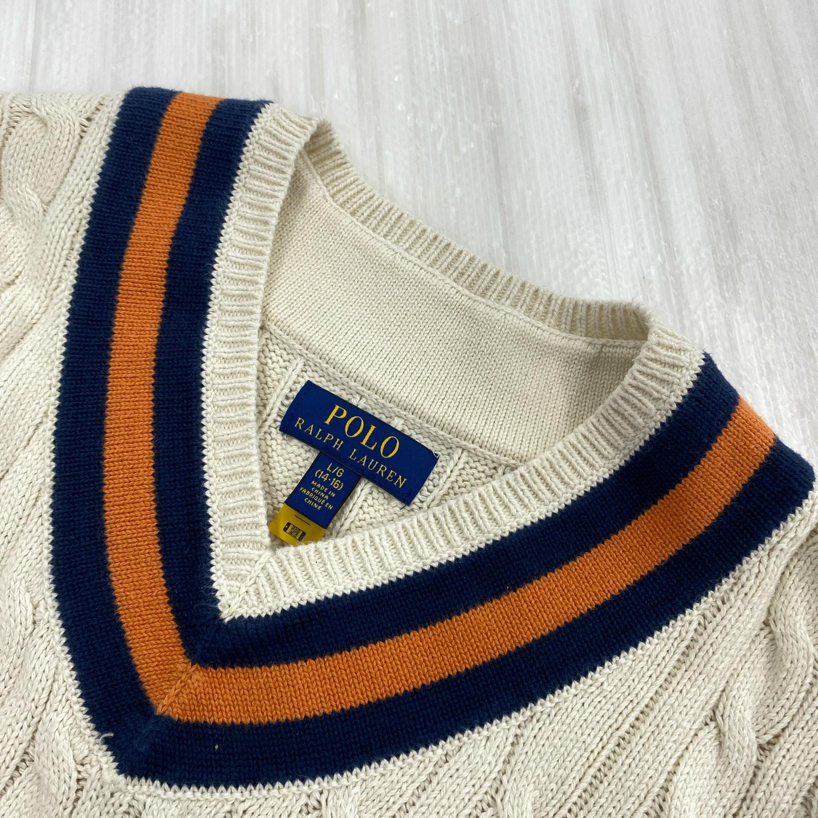 ニット チルデンニット アイボリー (L) L
