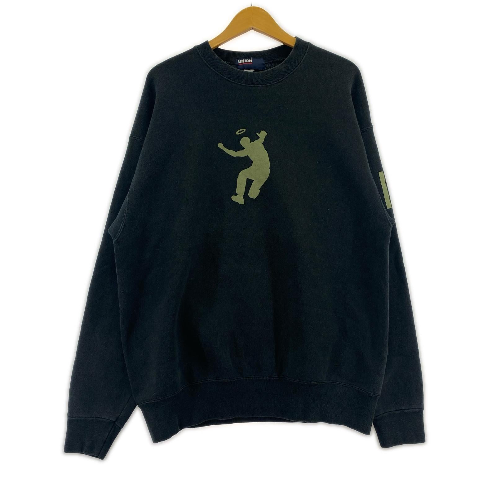 スウェット UNION OLD スウェットシャツ 黒 (XL) ブラック