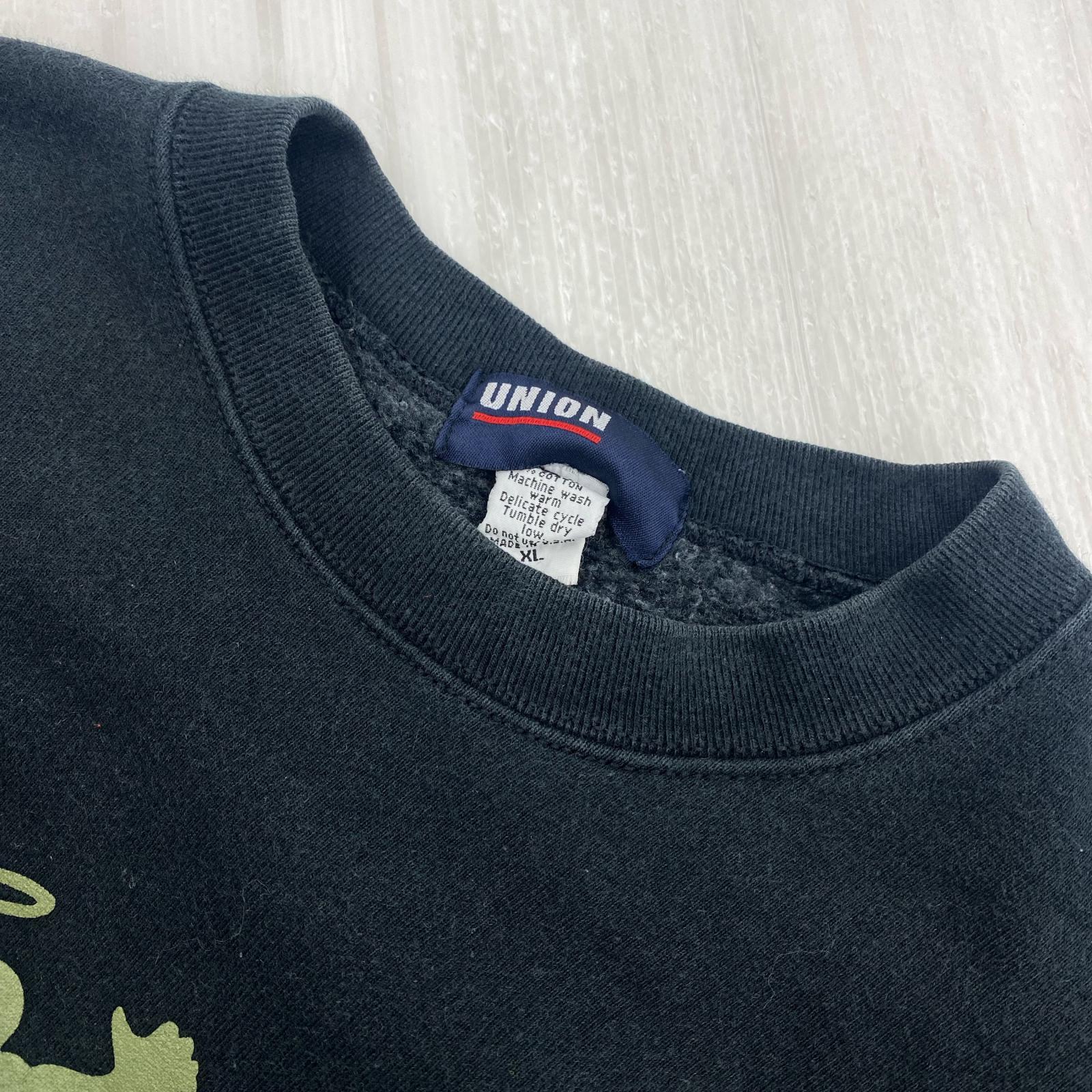 スウェット UNION OLD スウェットシャツ 黒 (XL) ブラック