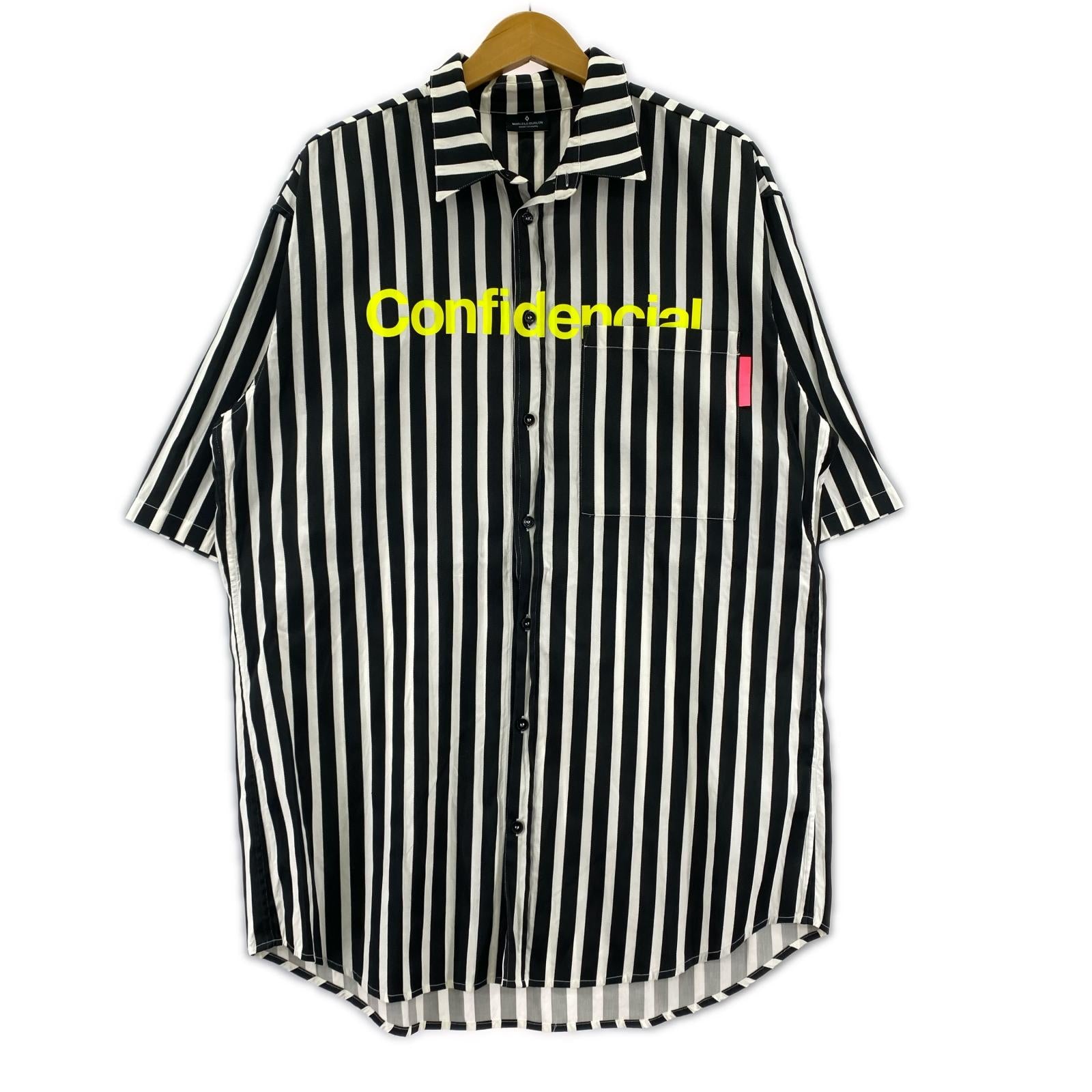 半袖シャツ MARCELO BURLON Confidencial ストライプシャツ (M) M