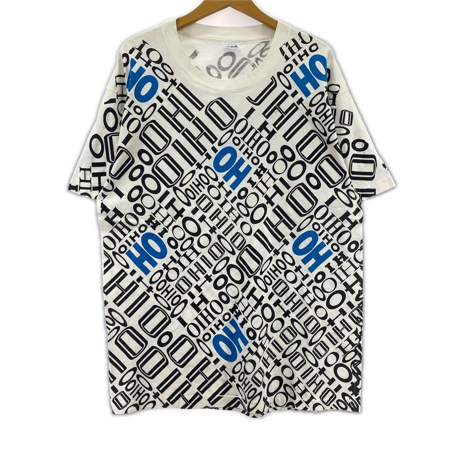 半袖Ｔシャツ anviボディ 総柄Tシャツ (XL)