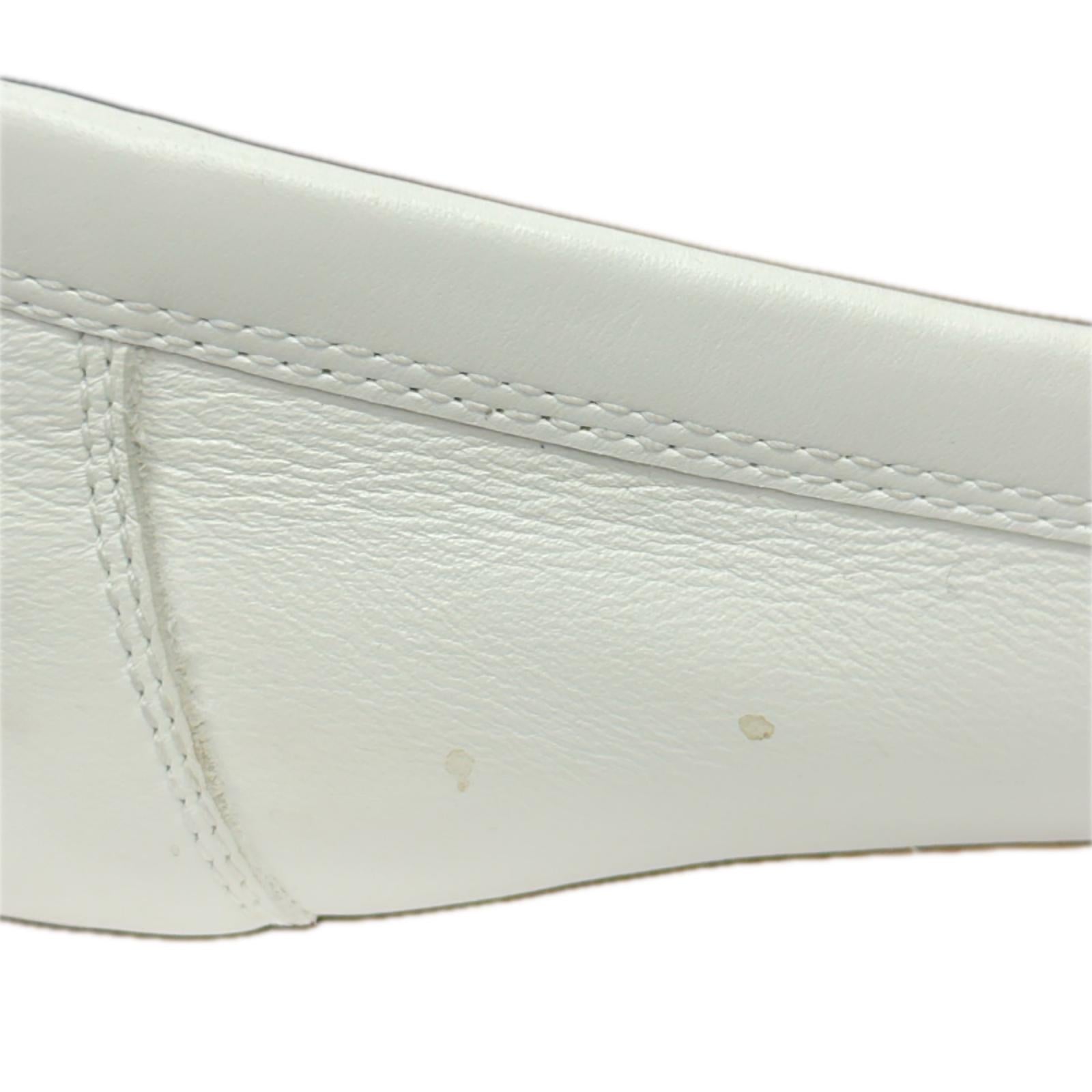 HERMES DESTIN LOAFER 白 (37)